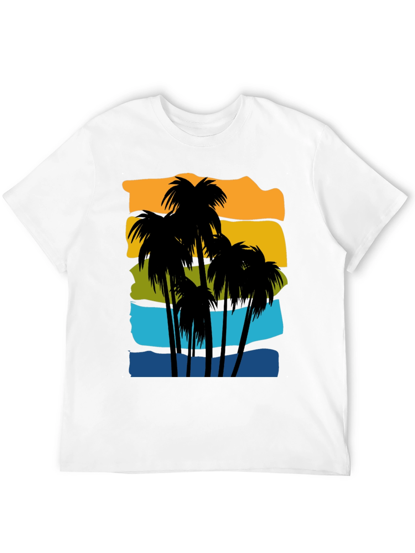 Retro Palm Tree Graphic T-Shirt