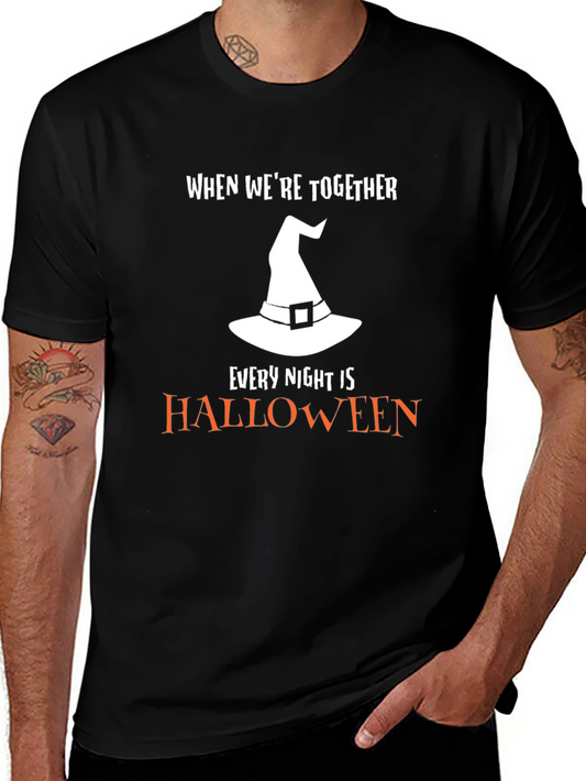 Halloween Couple T-Shirt - Every Night is Halloween
