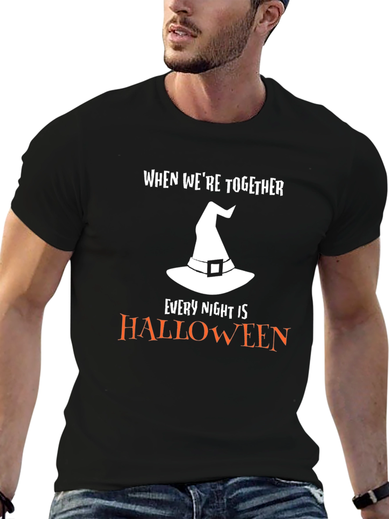 Halloween Couple T-Shirt - Every Night is Halloween