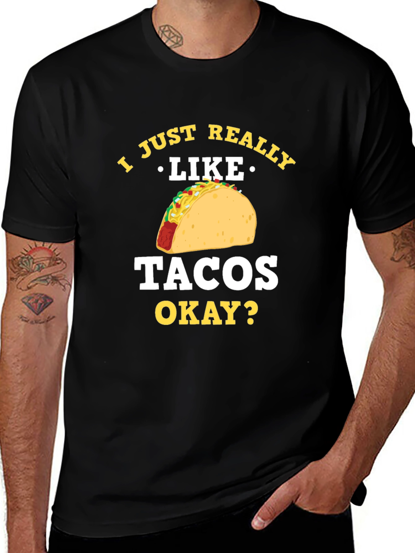 Taco Lover T-Shirt - I Just Really Like Tacos