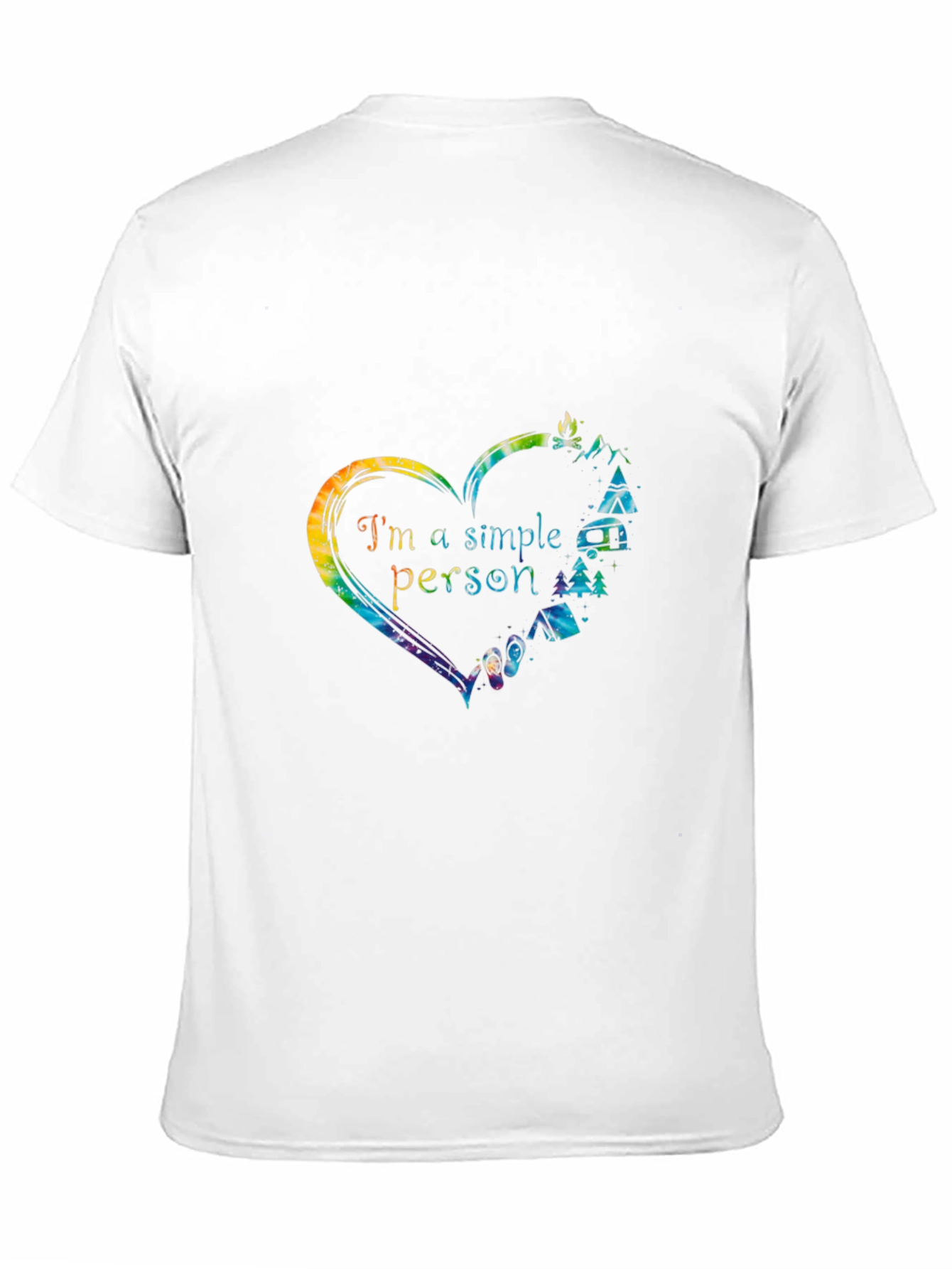 Im a Simple Person Camping Graphic T-Shirt