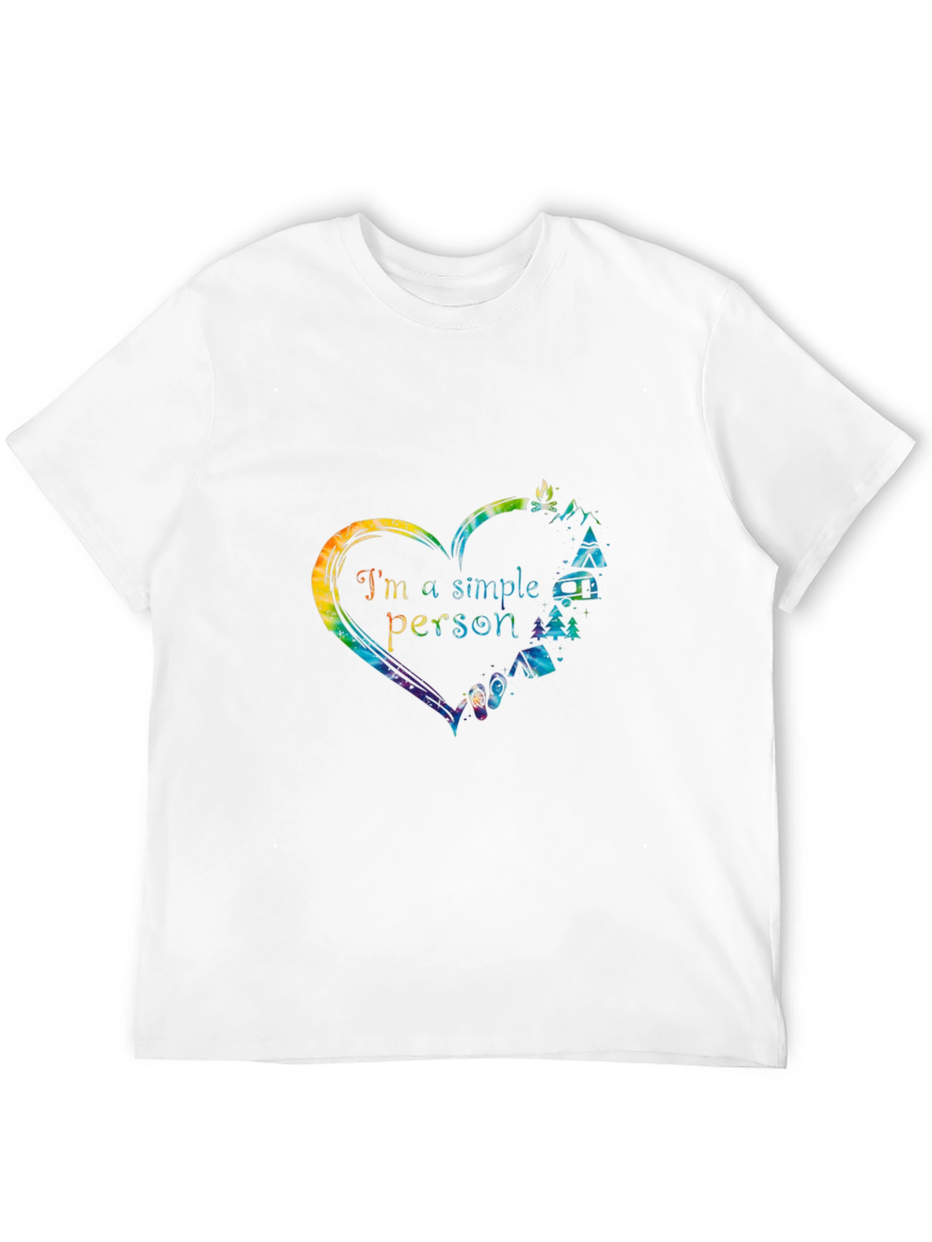 Im a Simple Person Camping Graphic T-Shirt