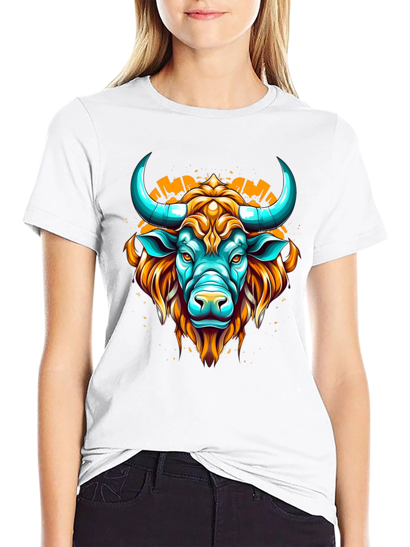 Graphic Bull T-Shirt - Modern Design