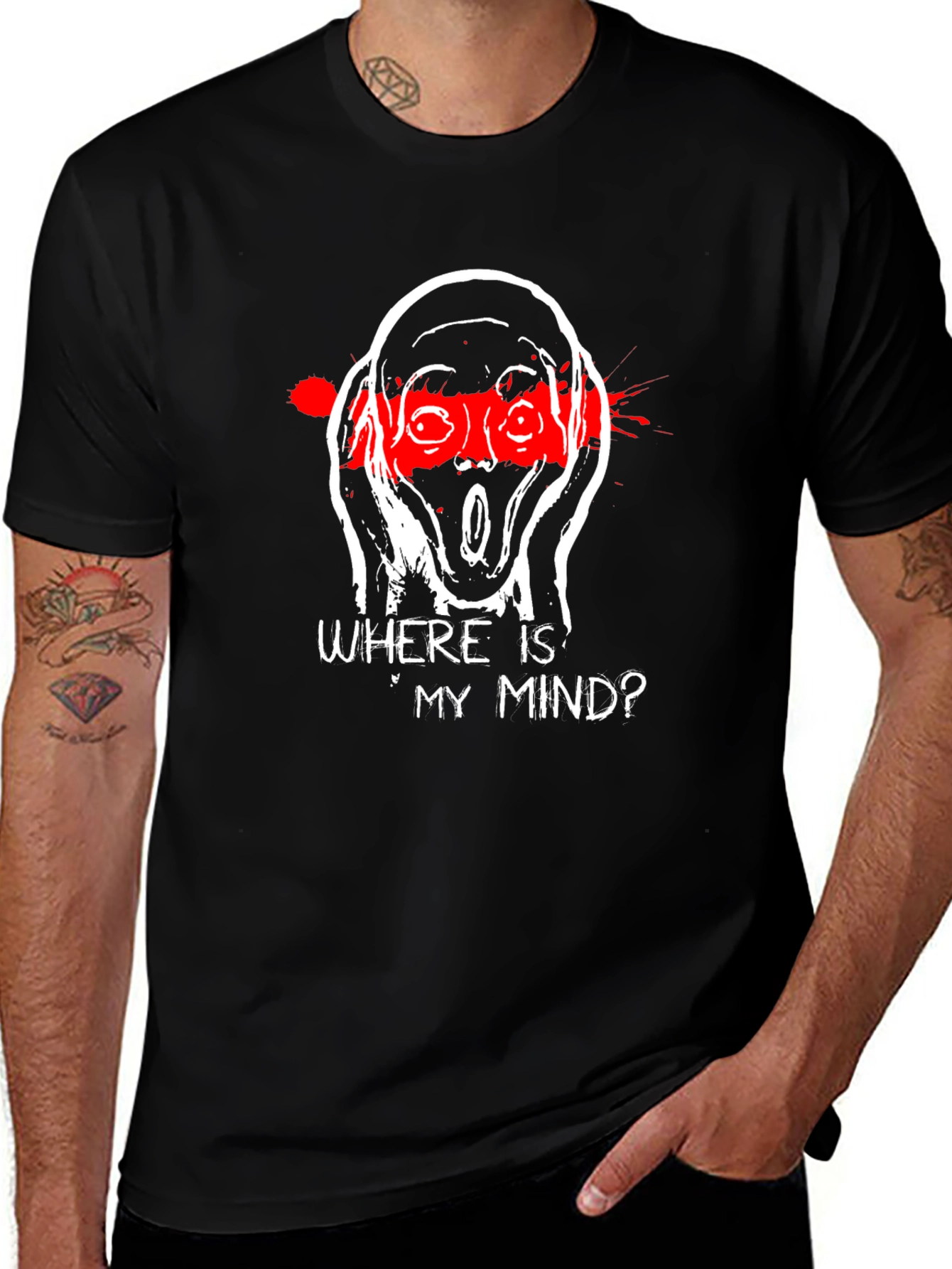 Scream Where Is My Mind? Graphic T-Shirt