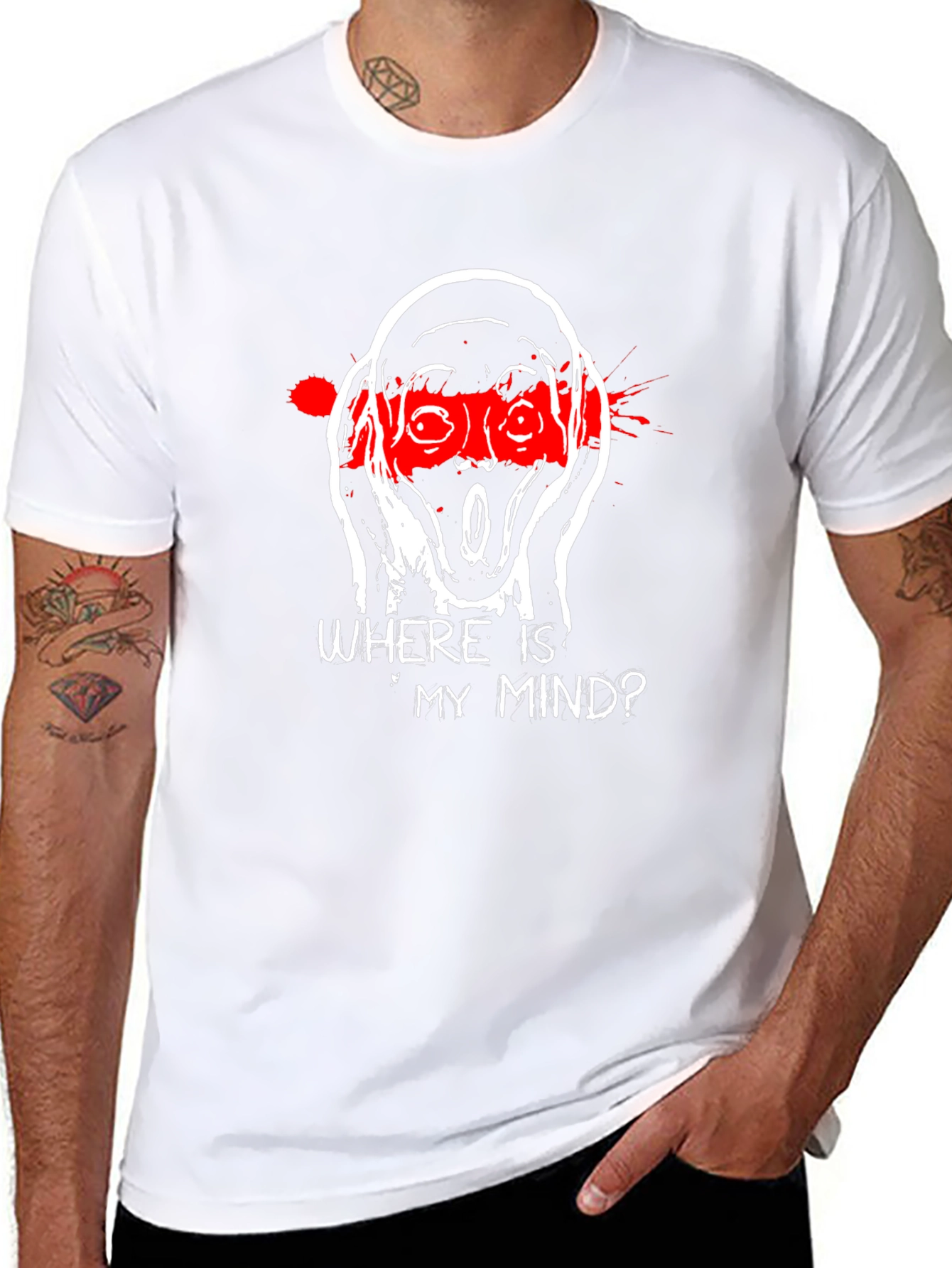 Scream Where Is My Mind? Graphic T-Shirt