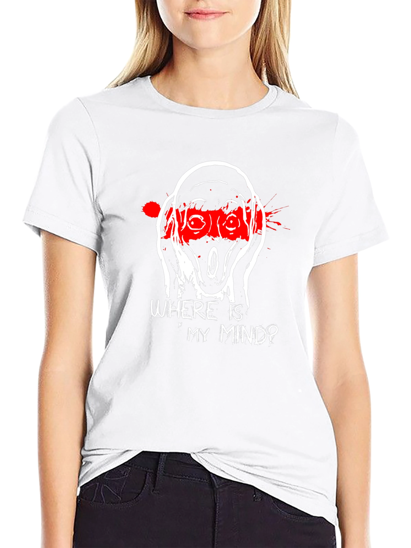 Scream Where Is My Mind? Graphic T-Shirt