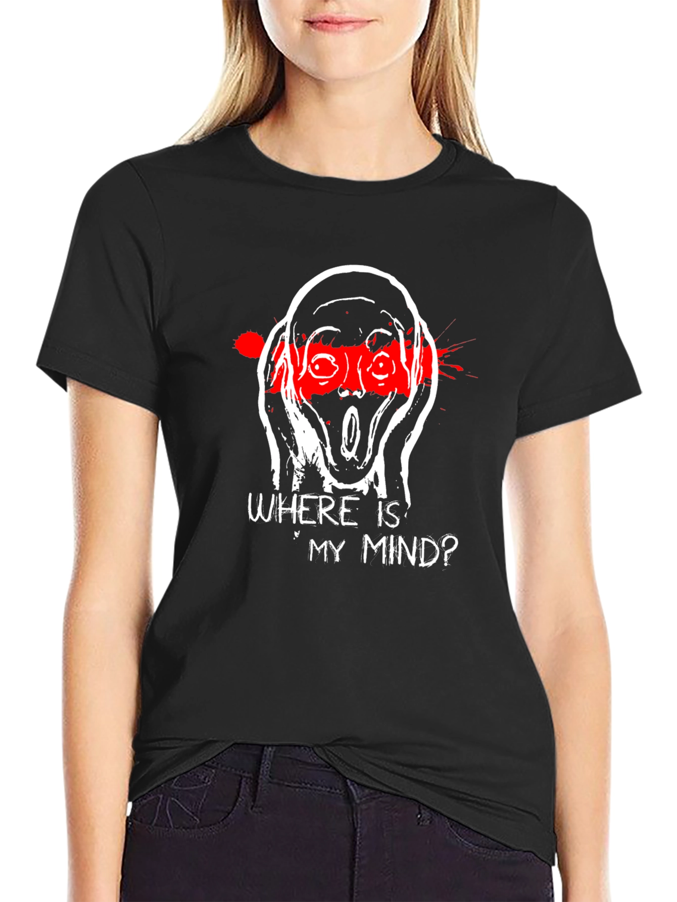 Scream Where Is My Mind? Graphic T-Shirt