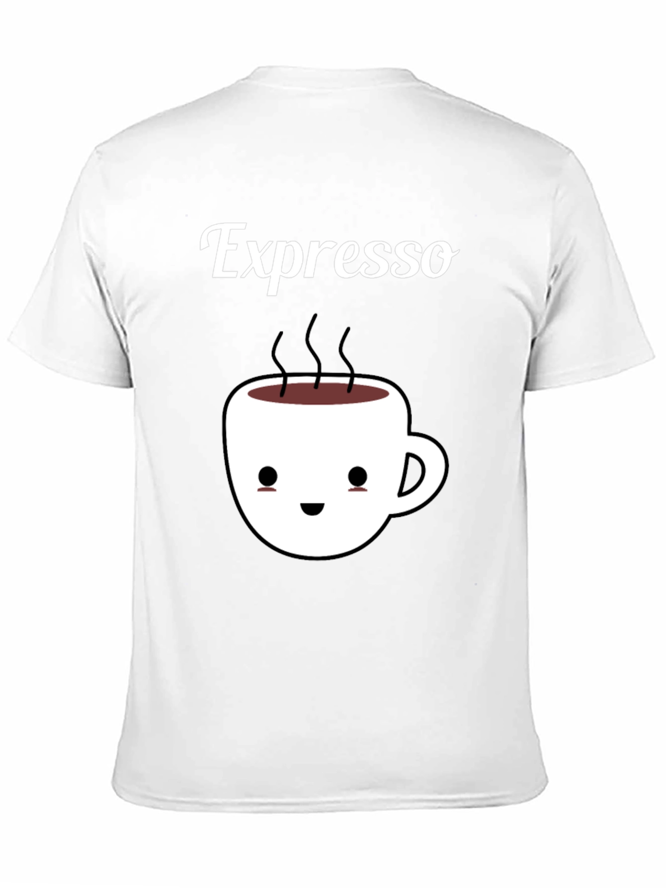 Espresso Kawaii Cup Black T-Shirt