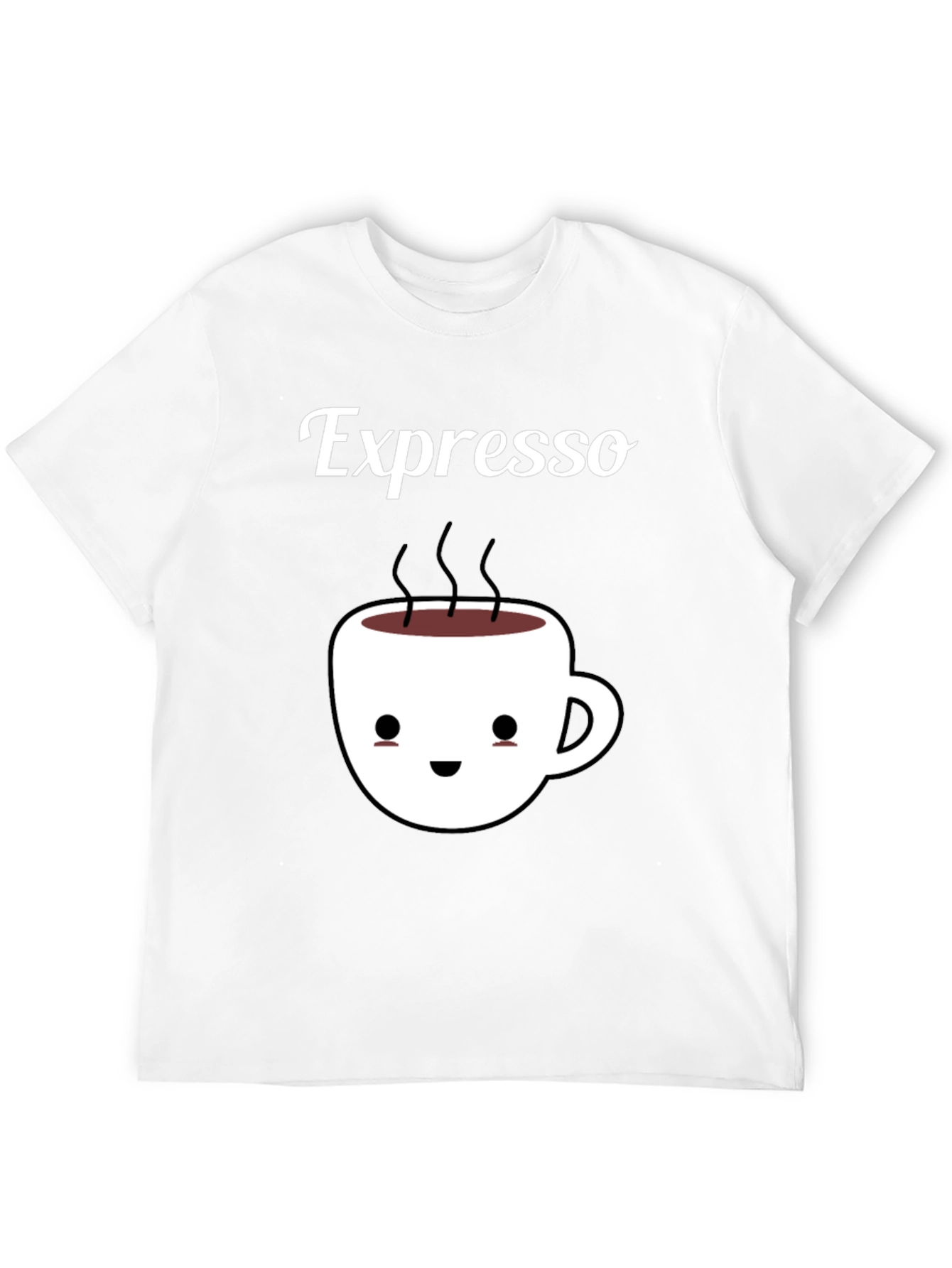 Espresso Kawaii Cup Black T-Shirt