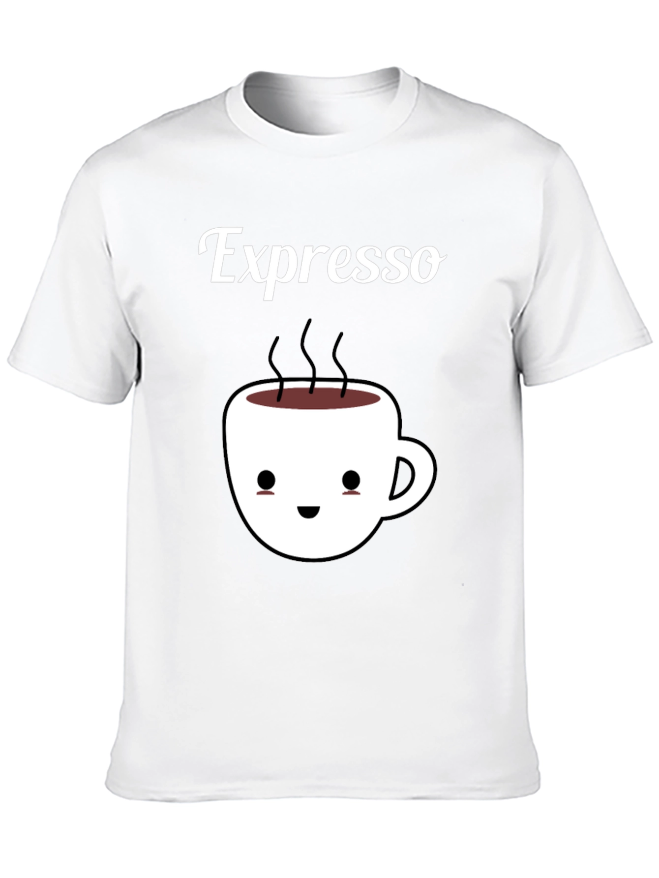 Espresso Kawaii Cup Black T-Shirt
