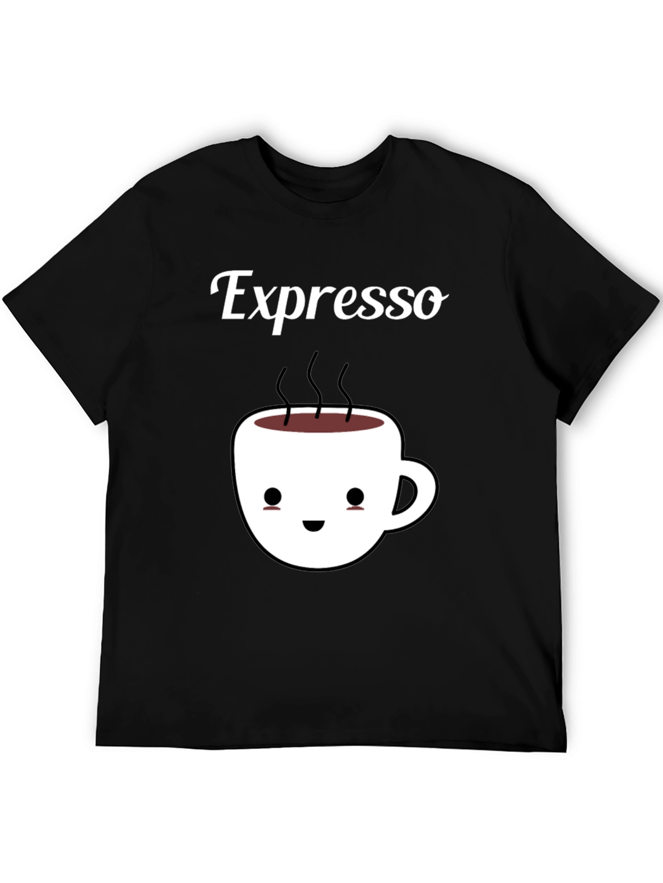 Espresso Kawaii Cup Black T-Shirt