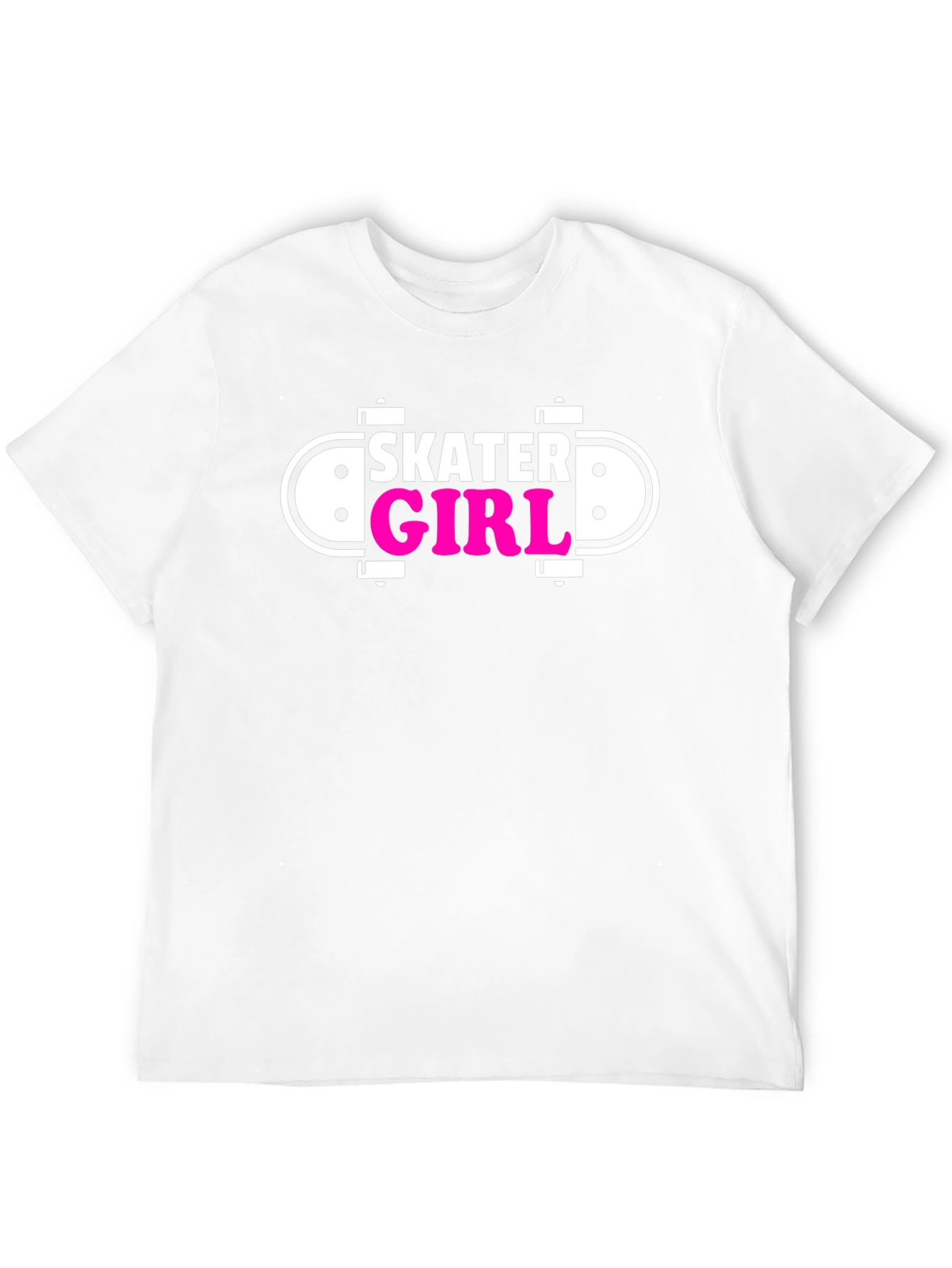 Skater Girl Black Graphic Tee