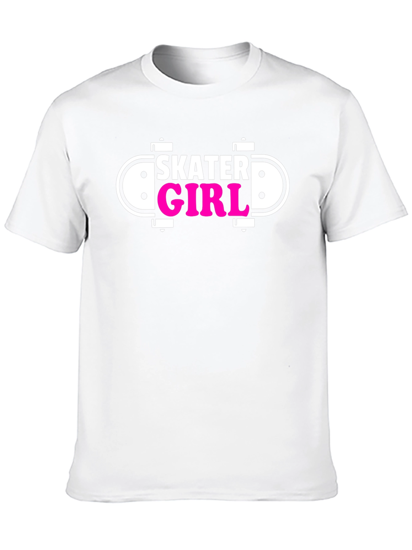 Skater Girl Black Graphic Tee