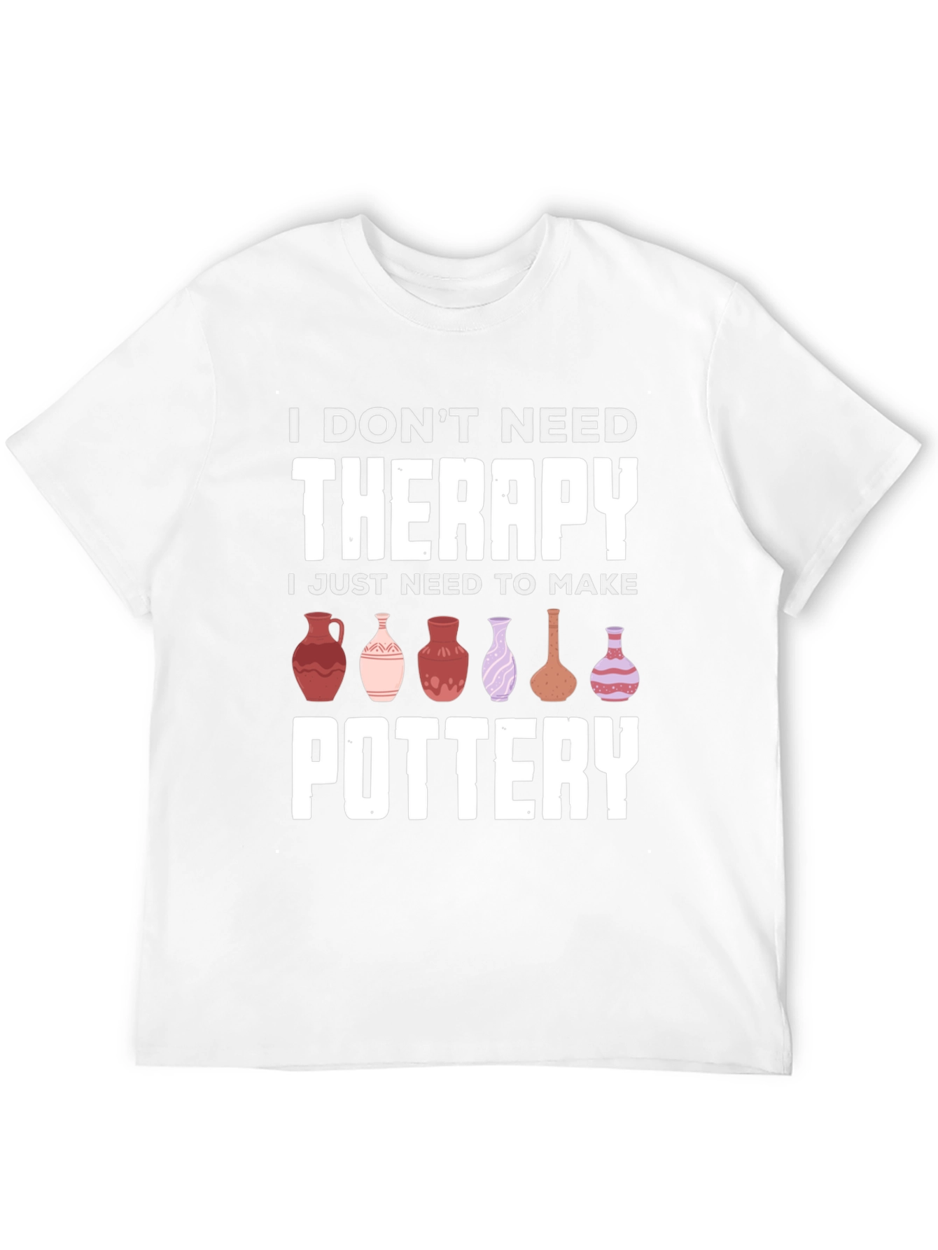 Pottery Therapy T-Shirt - Funny Ceramic Artist Tee