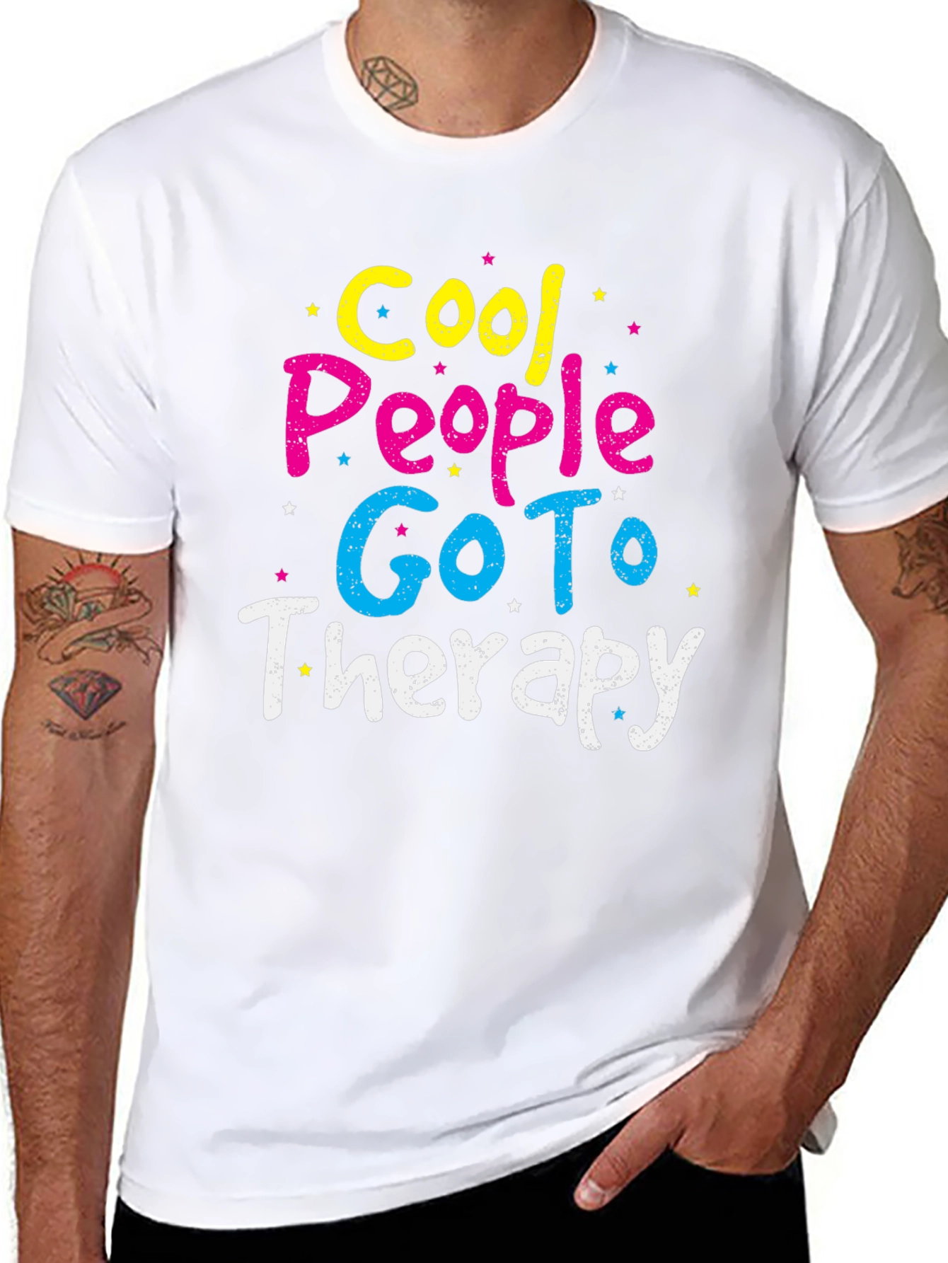 Cool People Go To Therapy Graphic Tee