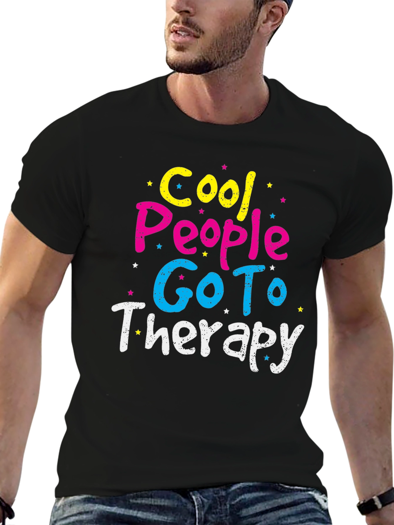 Cool People Go To Therapy Graphic Tee