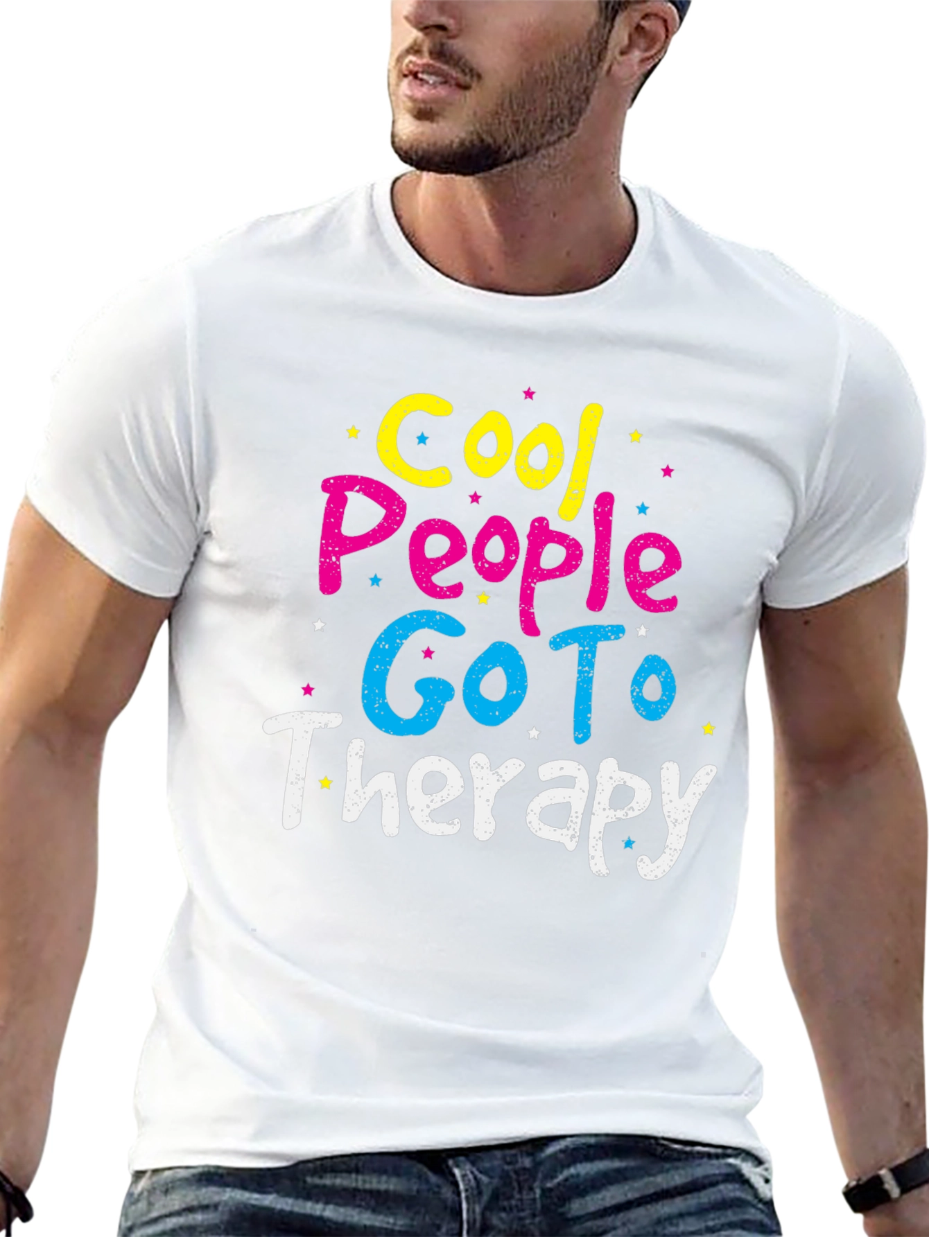 Cool People Go To Therapy Graphic Tee