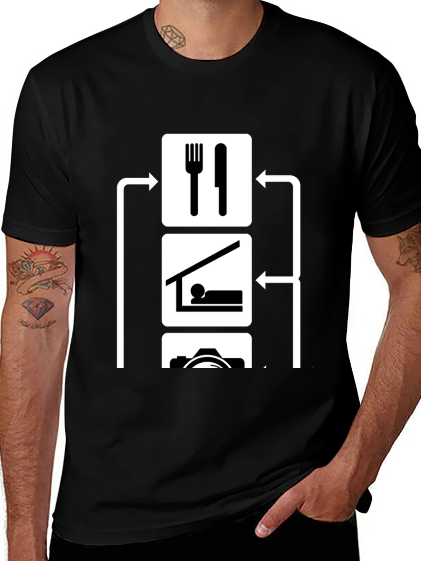 Eat Sleep Photograph T-Shirt