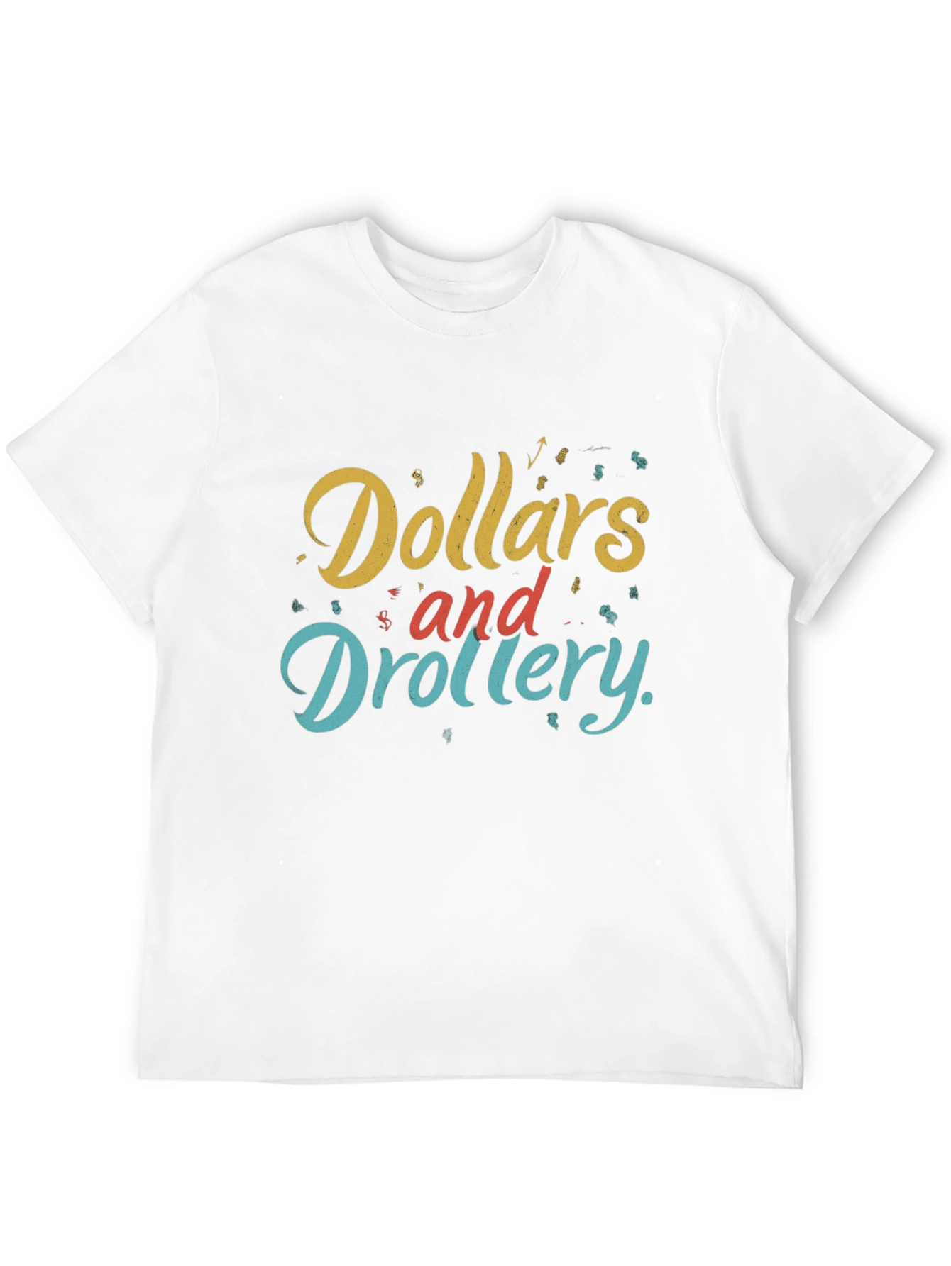 Dollars and Drollery Black Graphic Tee