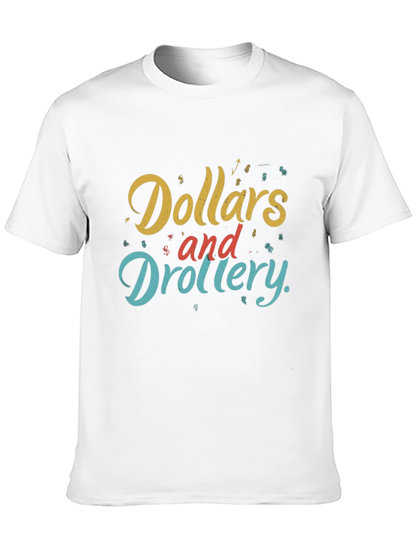 Dollars and Drollery Black Graphic Tee