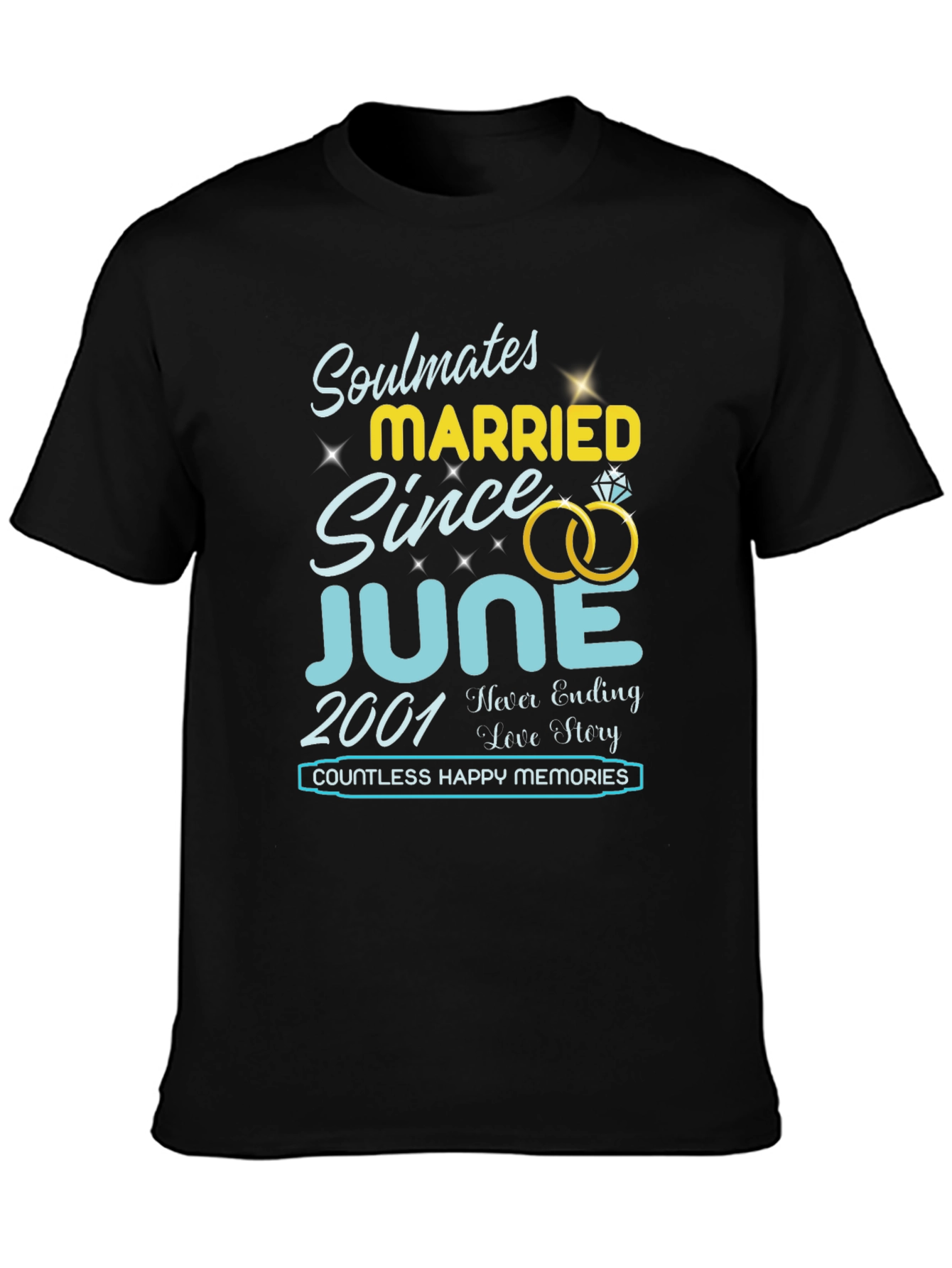 Soulmates Married Since June 2001 T-Shirt