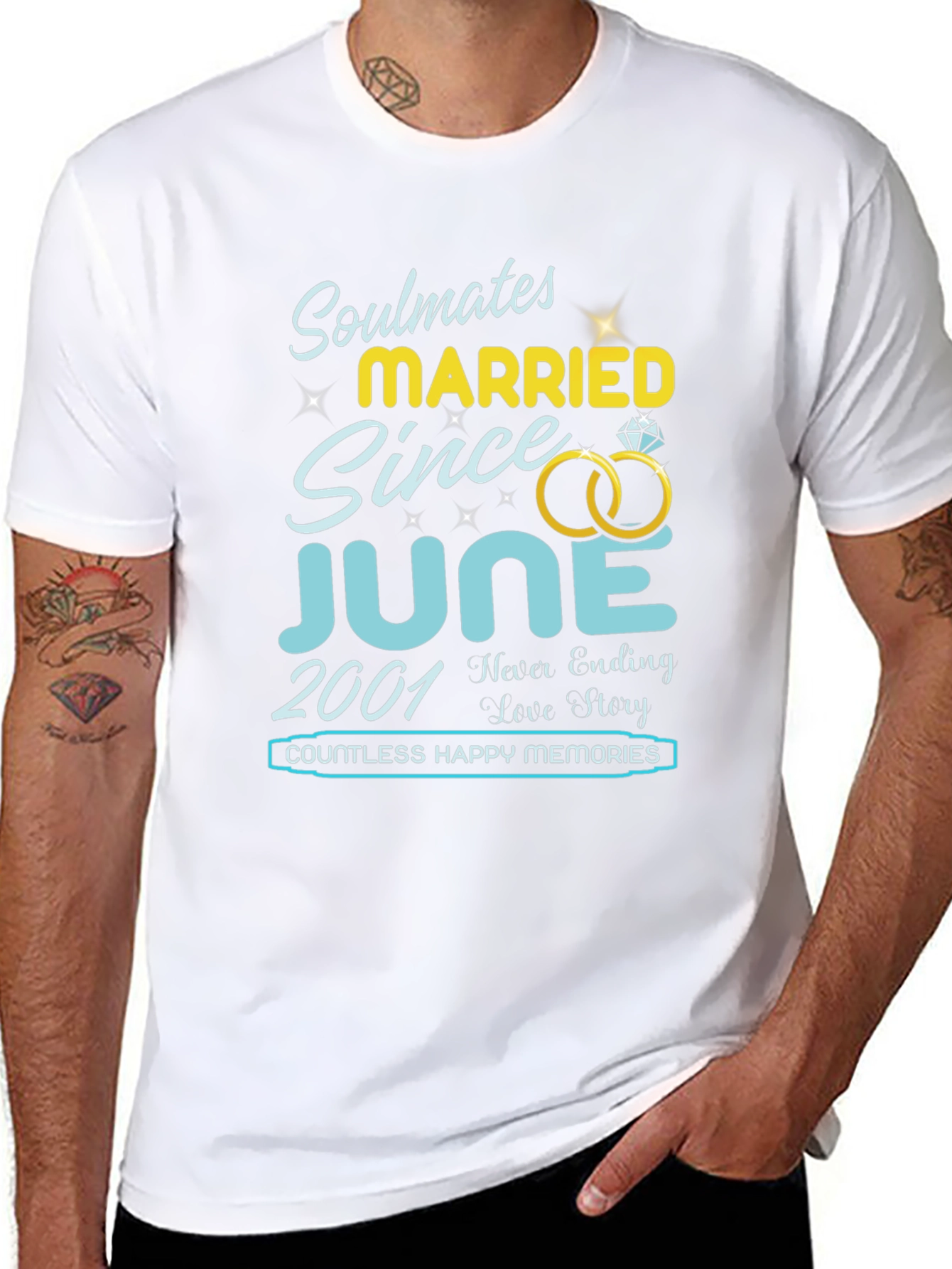 Soulmates Married Since June 2001 T-Shirt