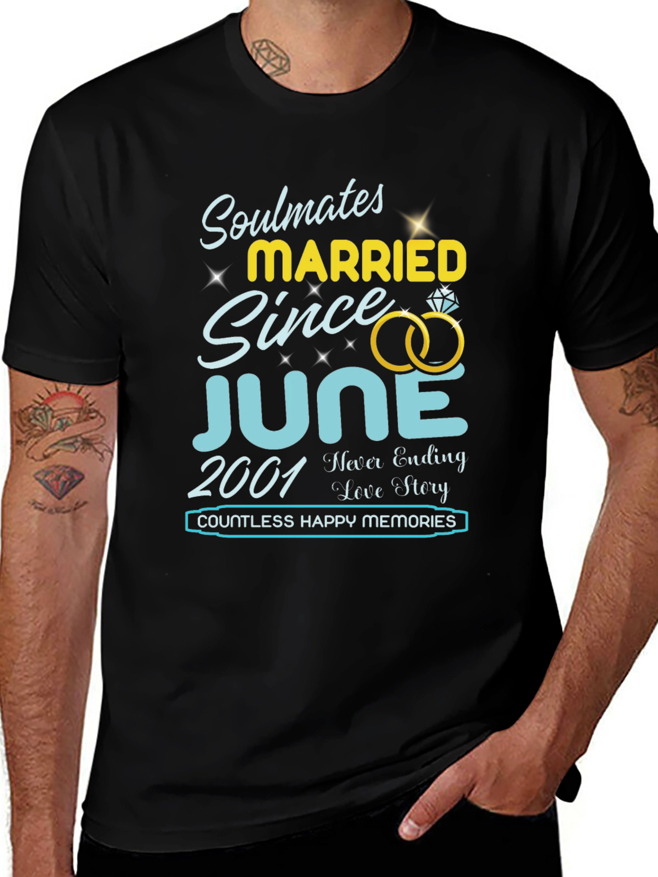 Soulmates Married Since June 2001 T-Shirt