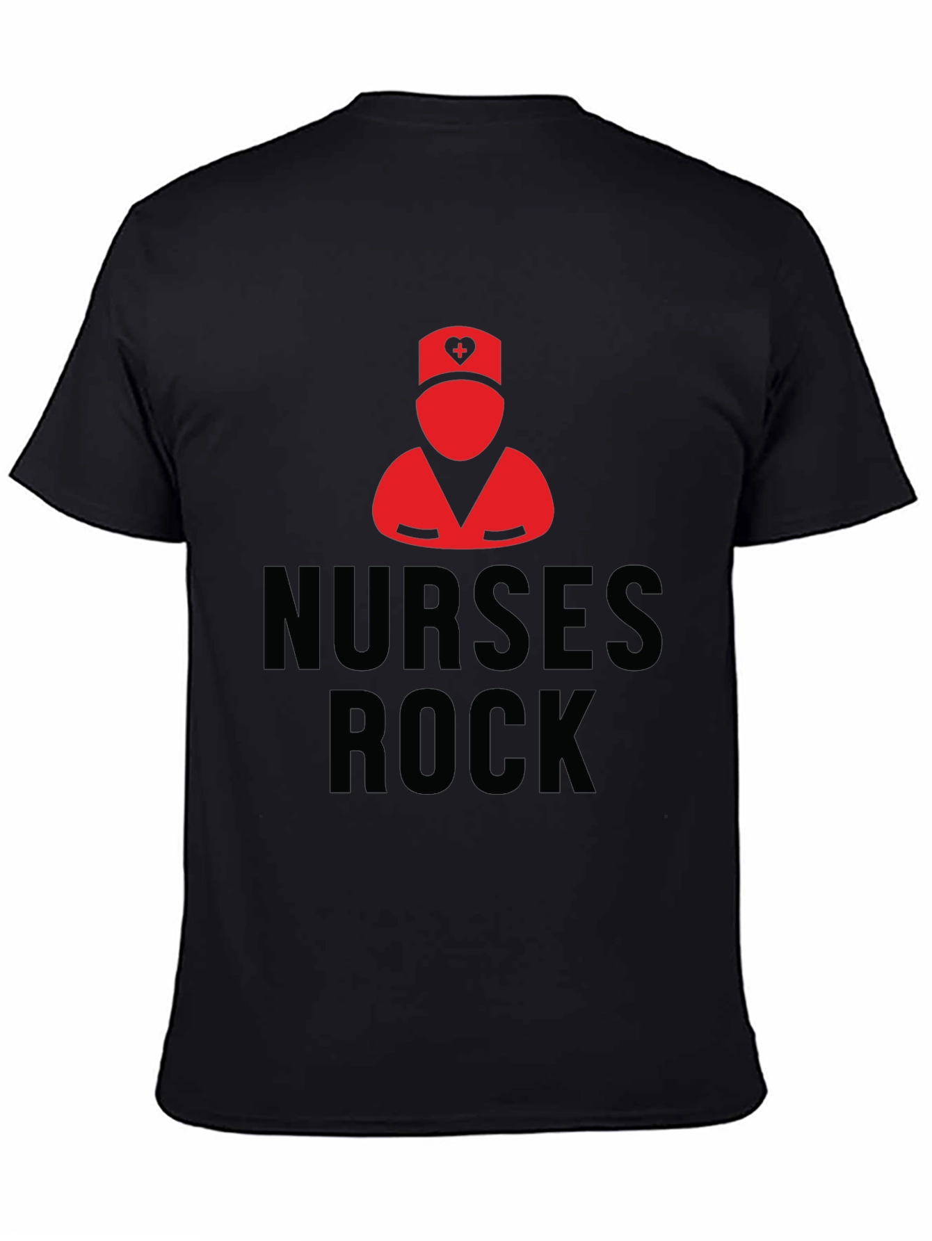 Nurses Rock Black T-Shirt | Nurse Pride Apparel