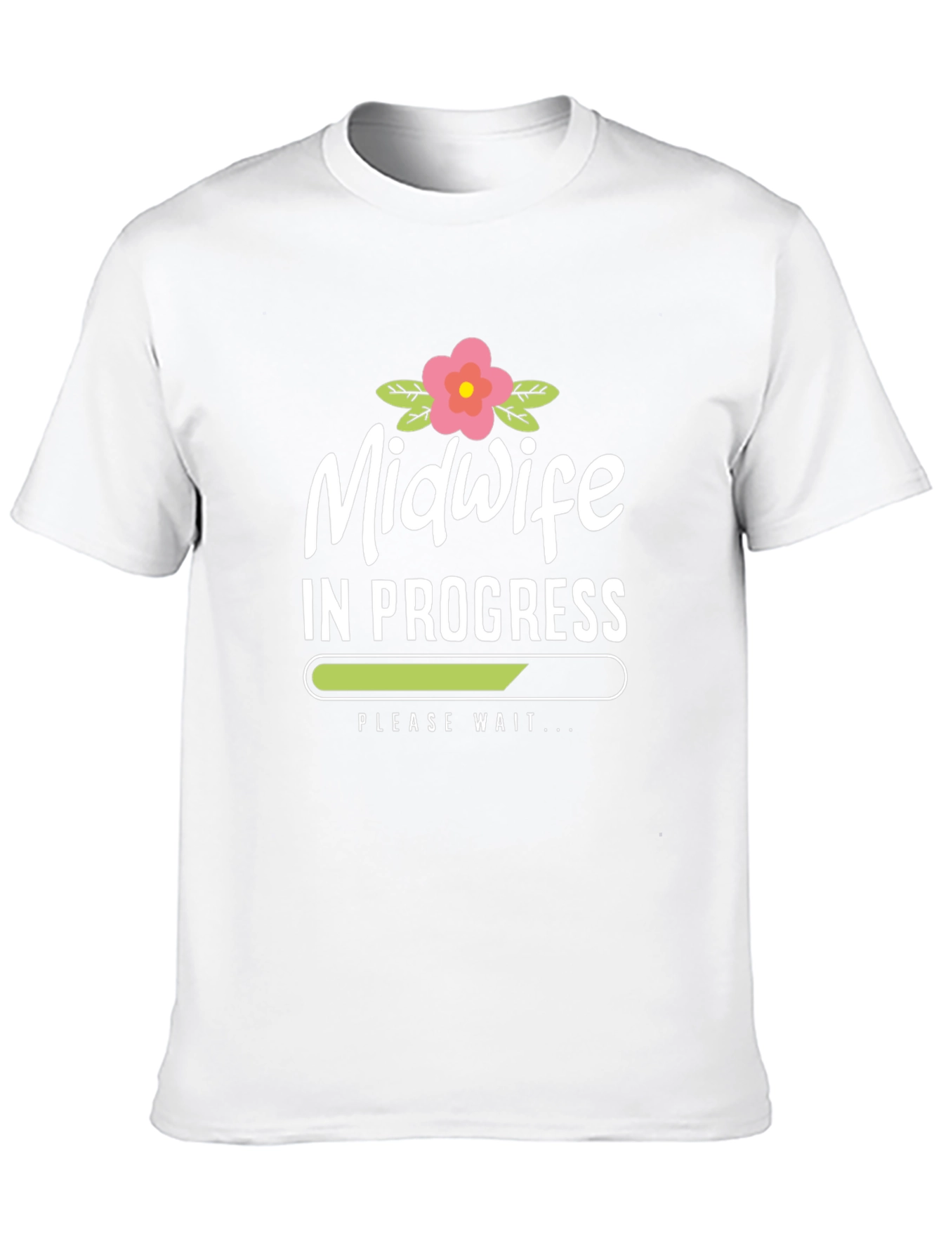 Midwife In Progress Black T-Shirt