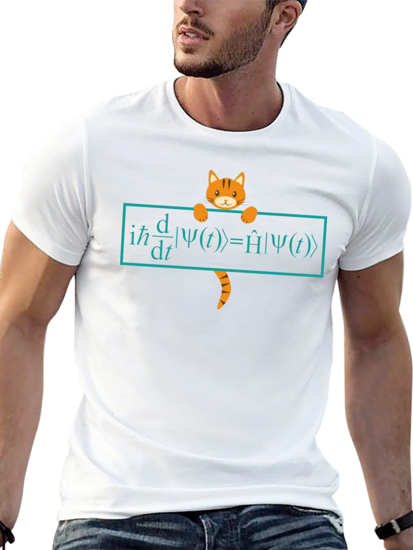 Schrödingers Cat T-Shirt - Quantum Physics Tee