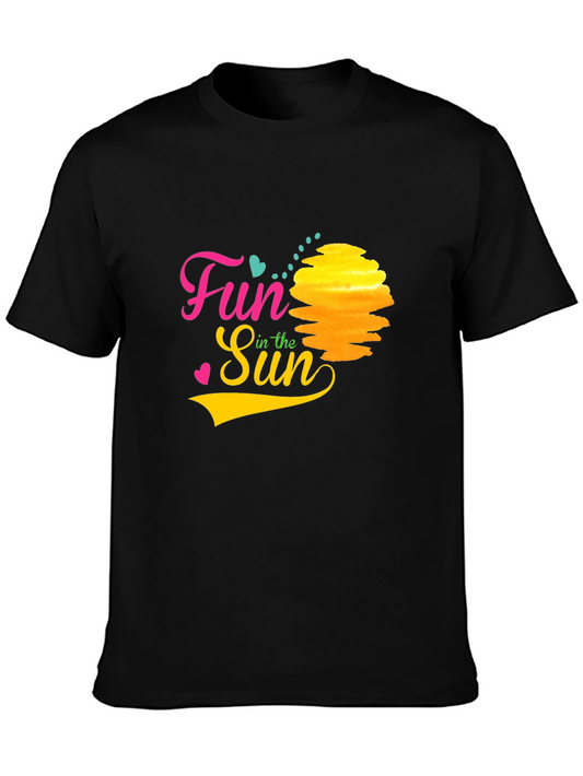 Fun in the Sun Graphic Tee - Black