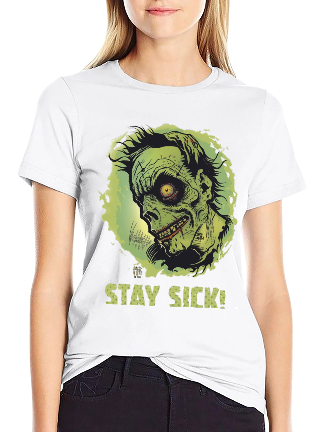 Stay Sick Zombie Graphic T-Shirt