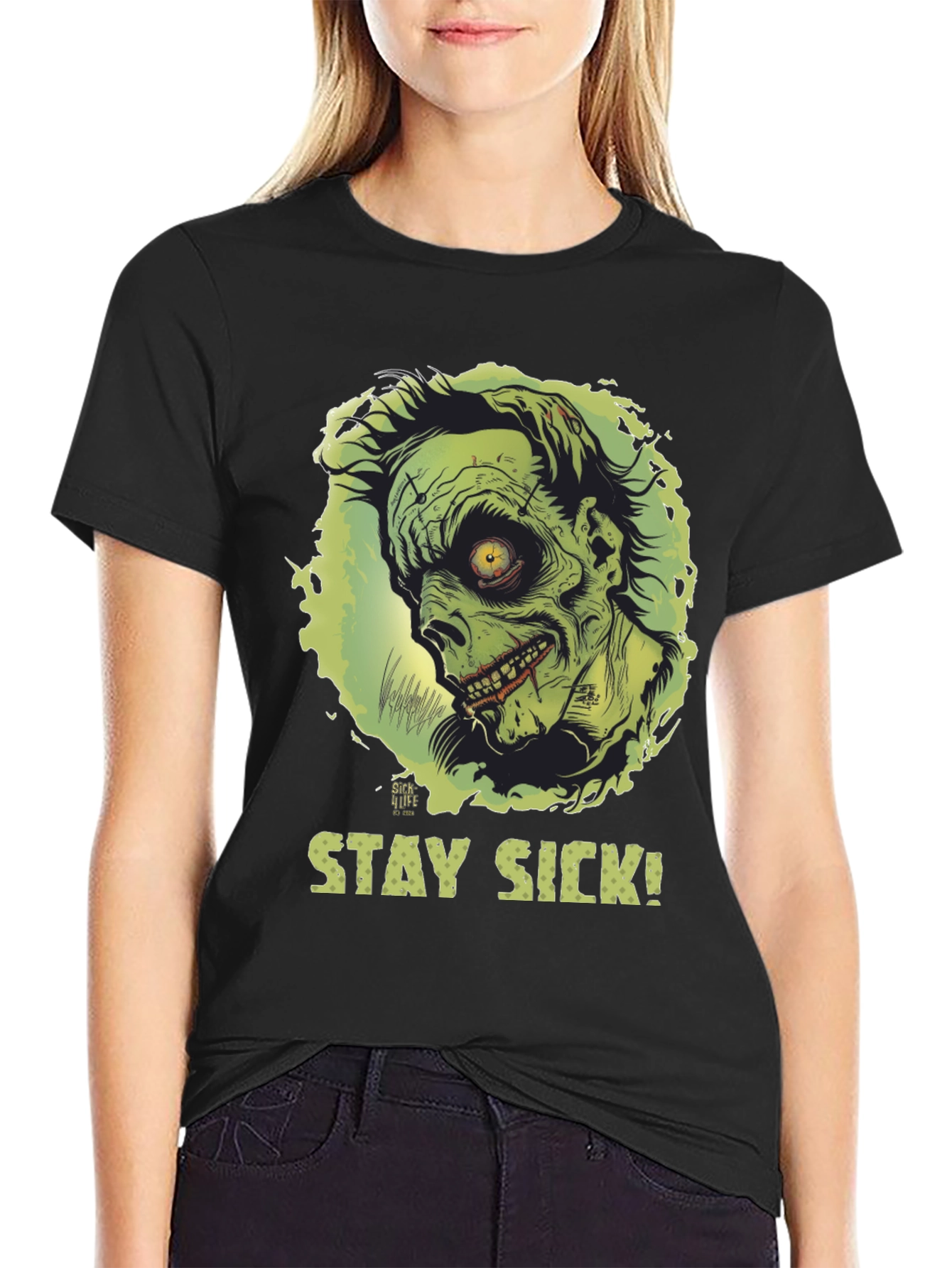 Stay Sick Zombie Graphic T-Shirt