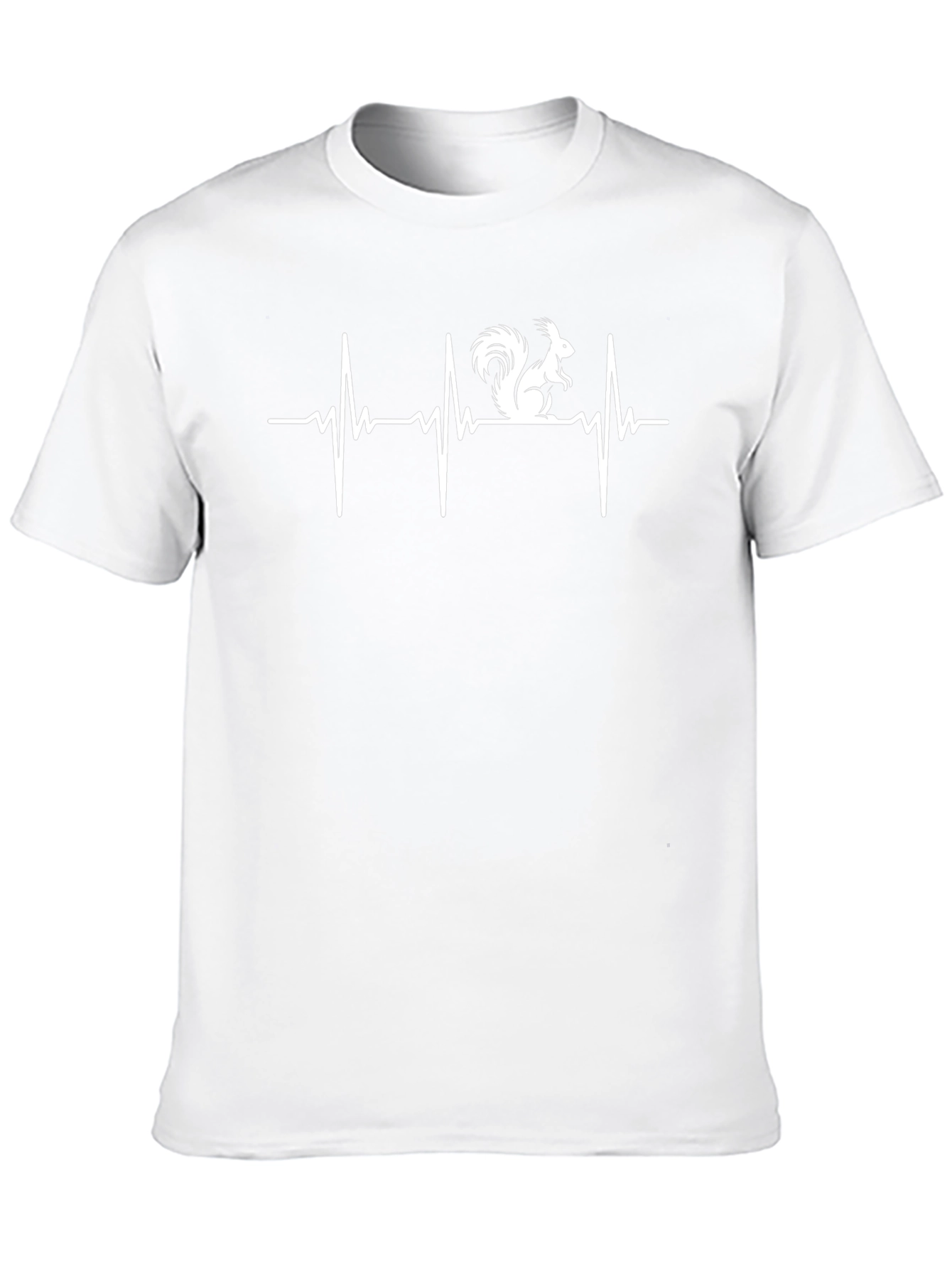 Squirrel Heartbeat T-Shirt - Novelty Graphic Tee