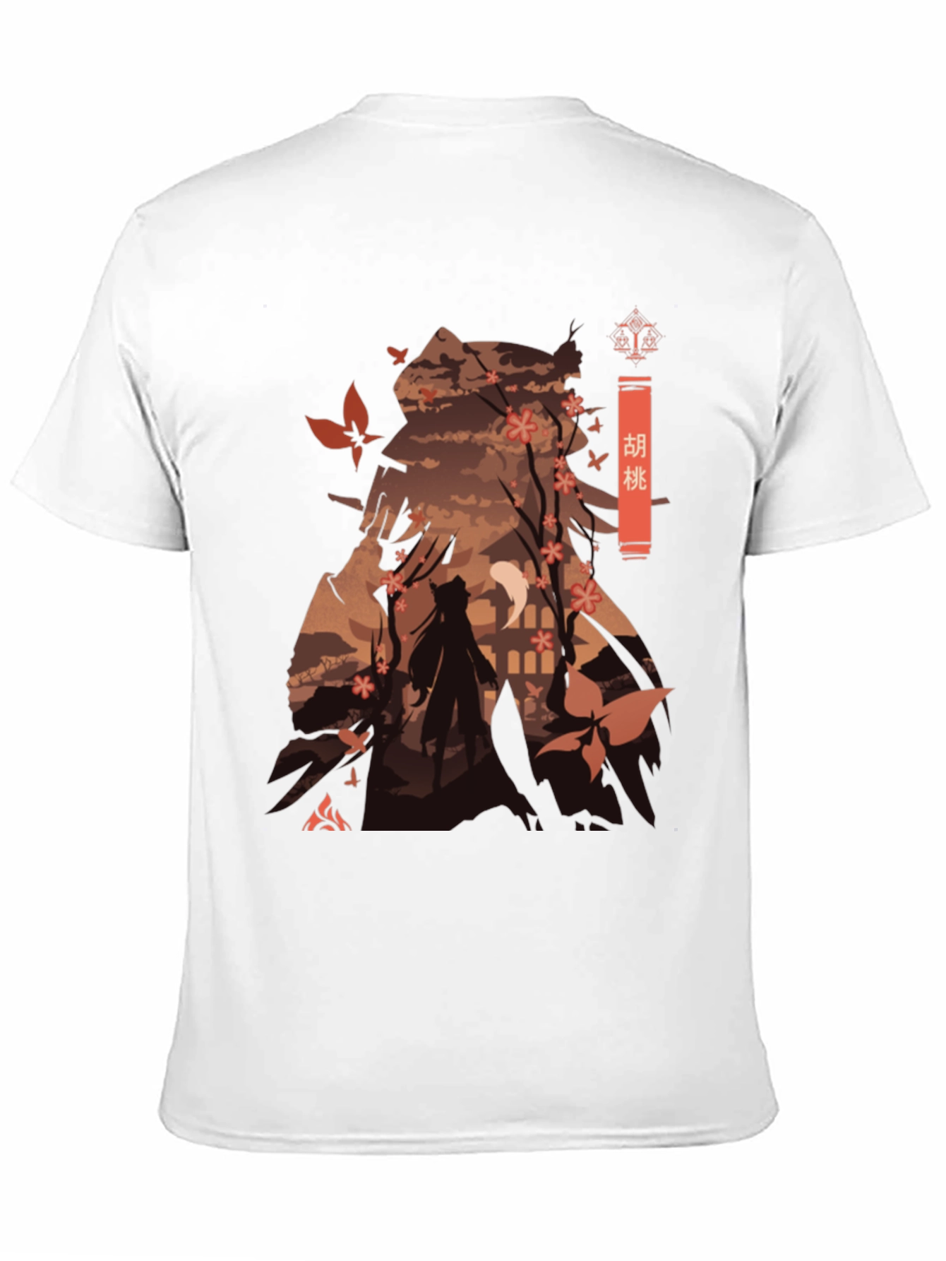 Hu Tao Genshin Impact T-Shirt Anime Graphic Tee