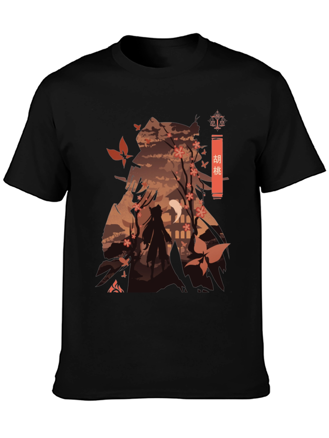 Hu Tao Genshin Impact T-Shirt Anime Graphic Tee