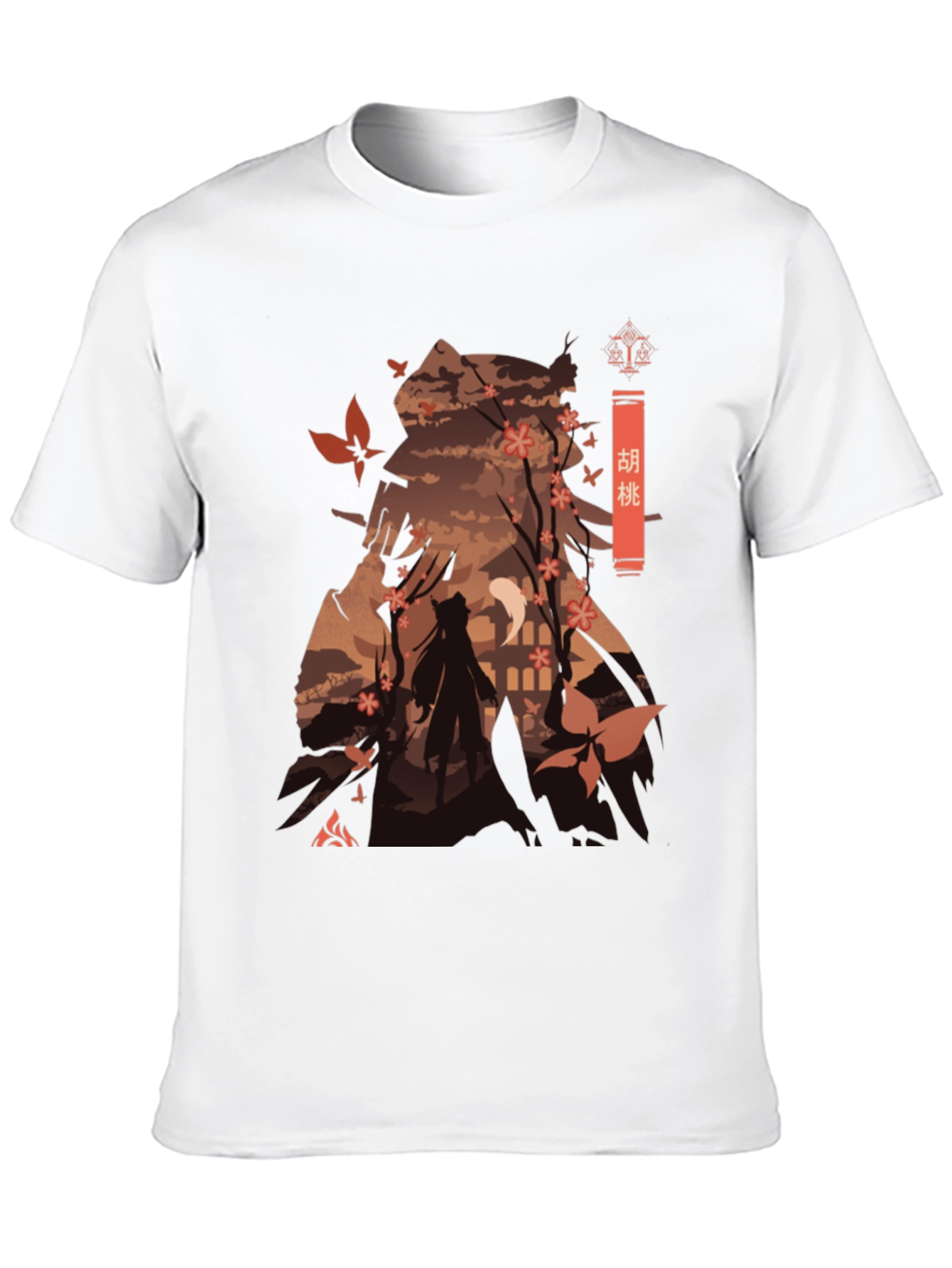 Hu Tao Genshin Impact T-Shirt Anime Graphic Tee