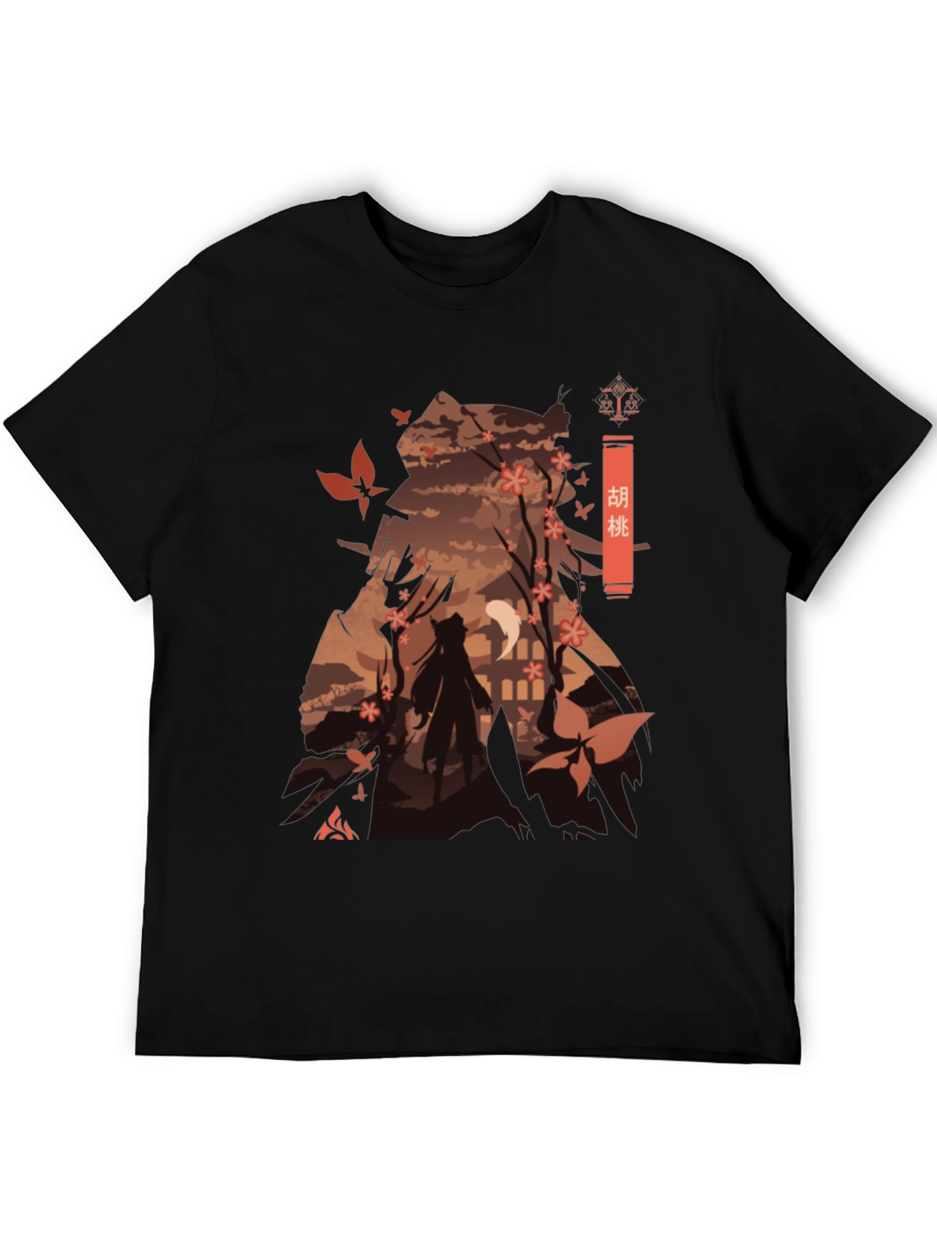 Hu Tao Genshin Impact T-Shirt Anime Graphic Tee