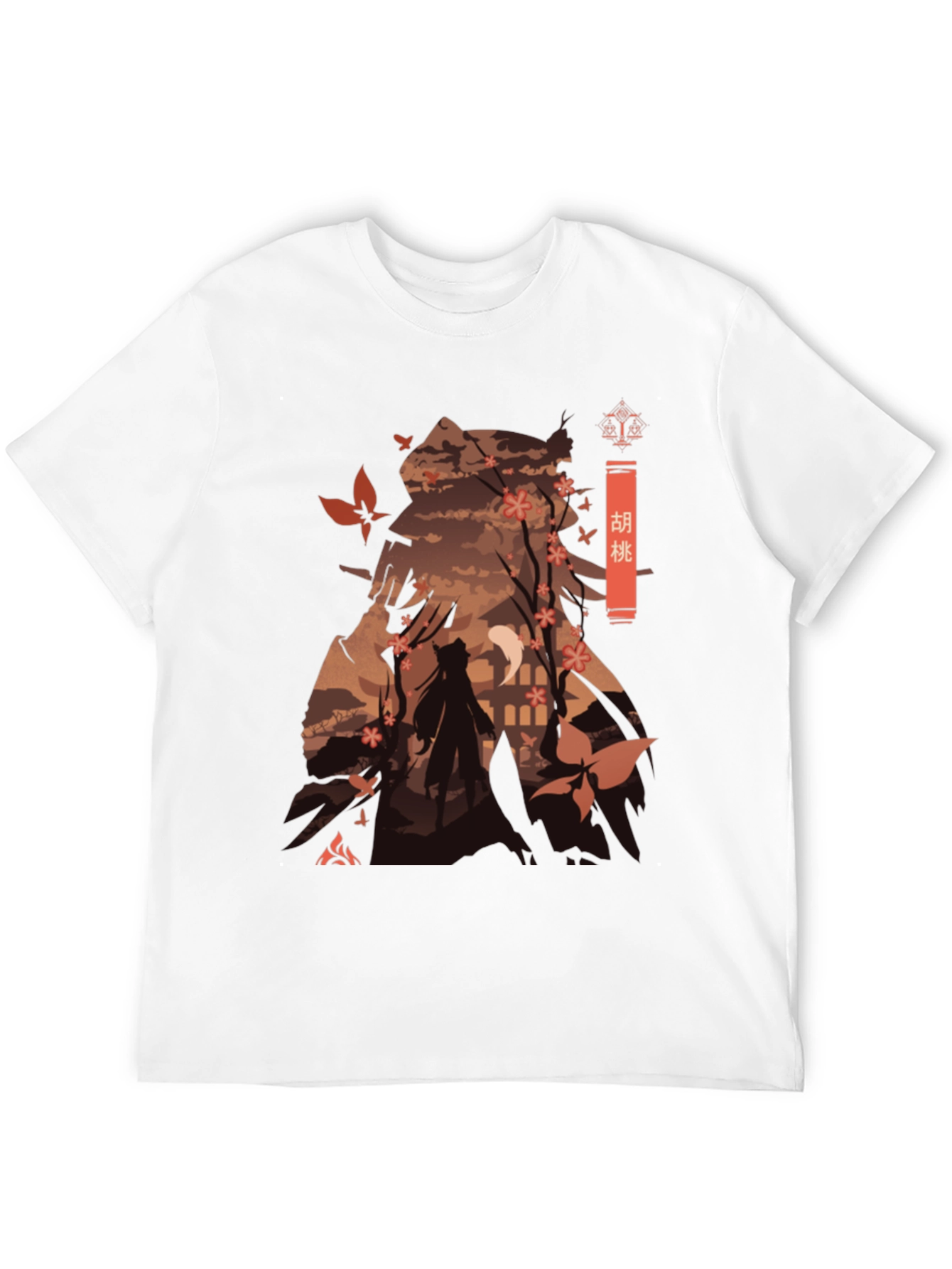 Hu Tao Genshin Impact T-Shirt Anime Graphic Tee