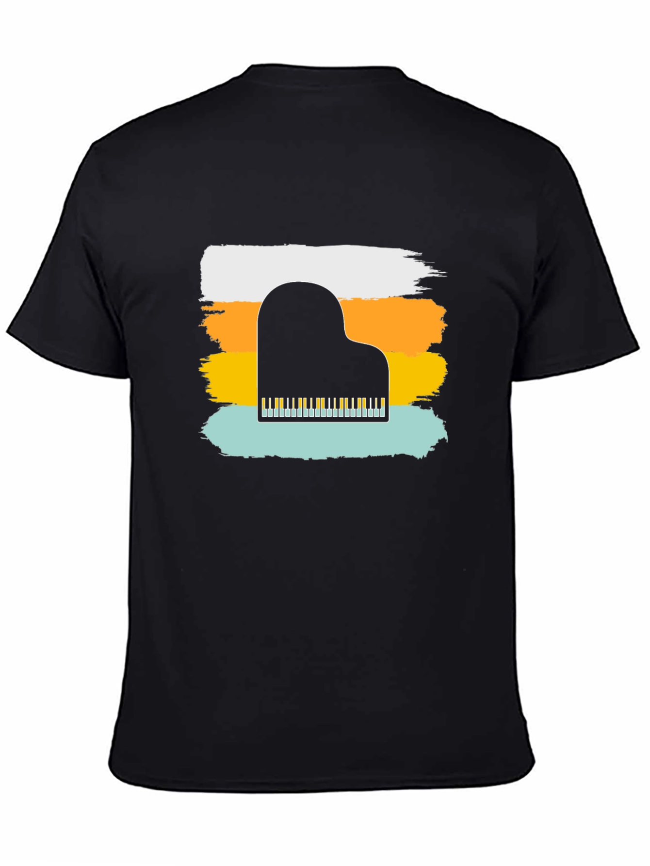 Piano Keys Graphic T-Shirt - Retro Style Tee