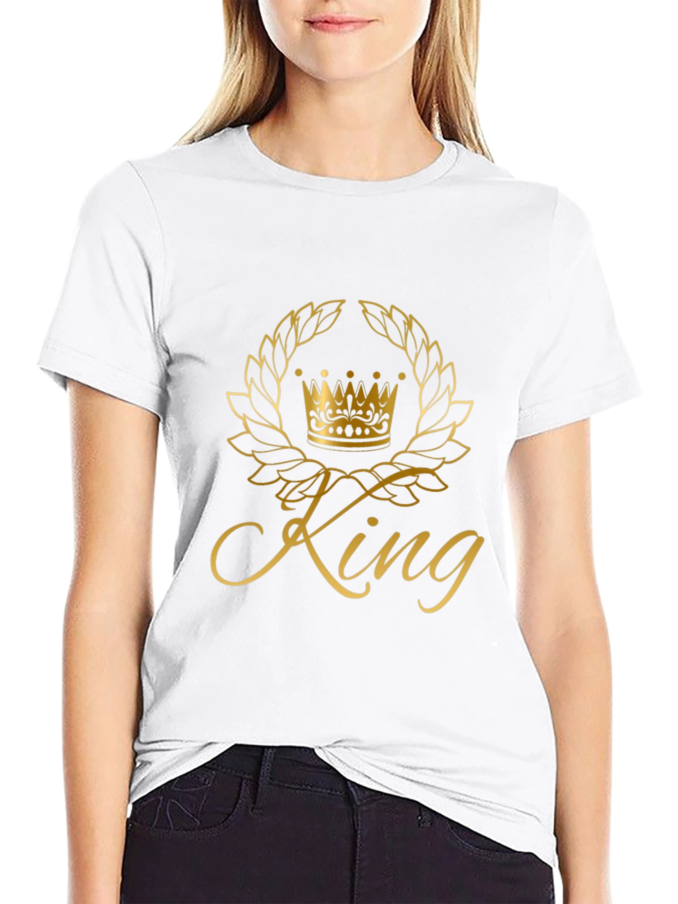 King Crown Graphic T-Shirt - Mens Black Tee