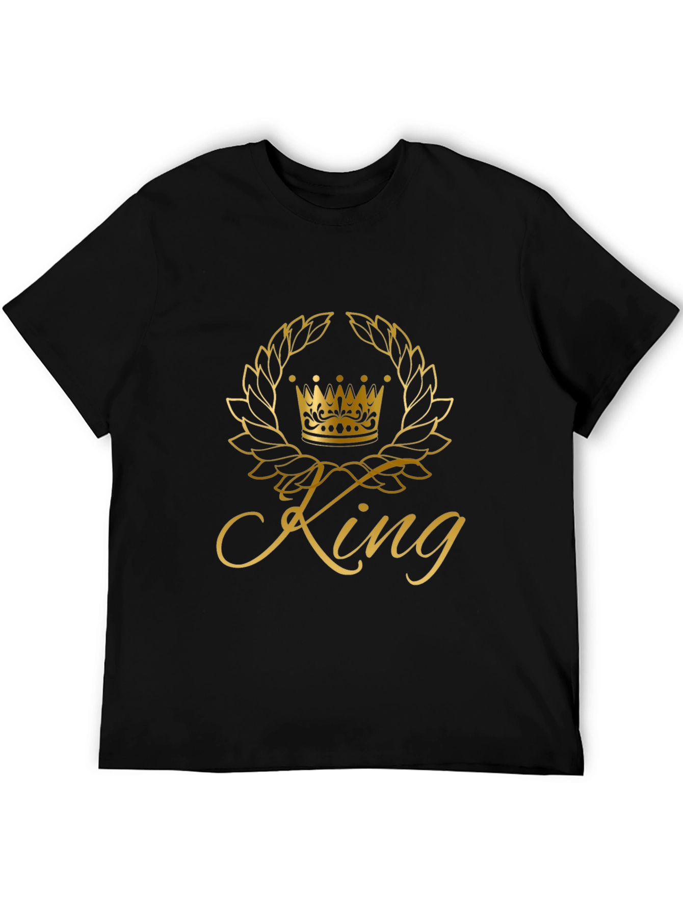 King Crown Graphic T-Shirt - Mens Black Tee