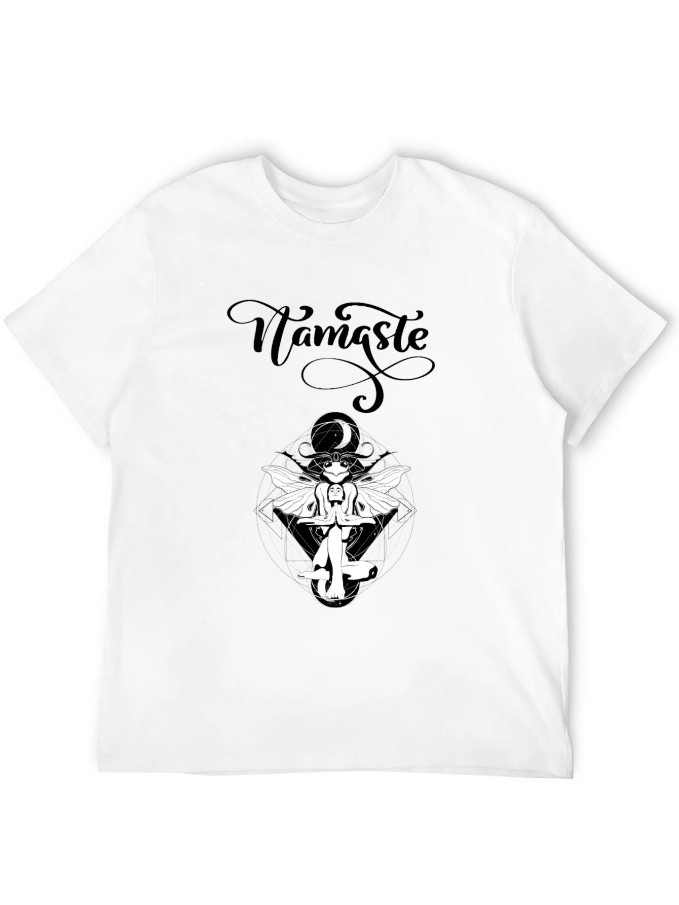 Namaste Graphic Black T-Shirt