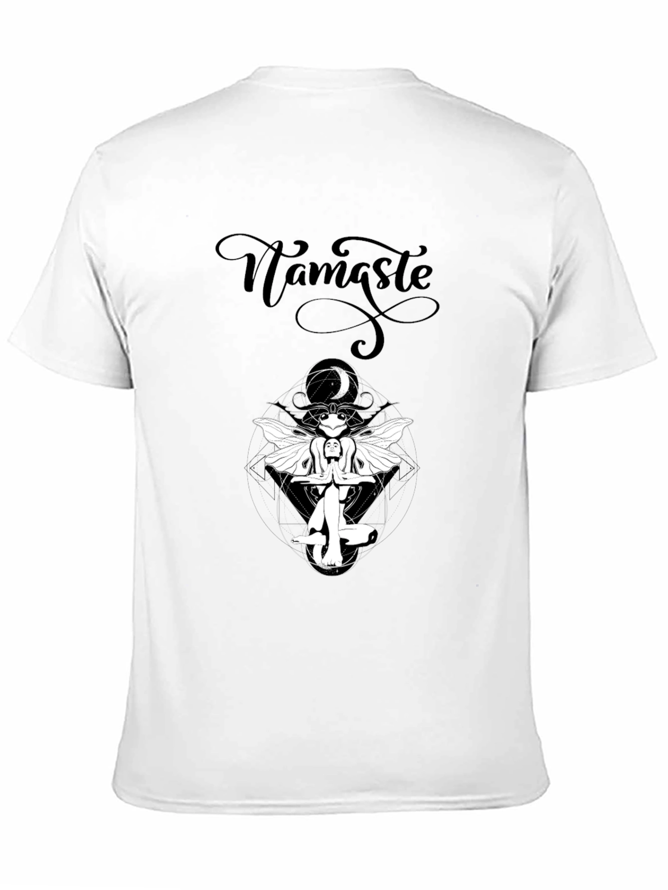 Namaste Graphic Black T-Shirt