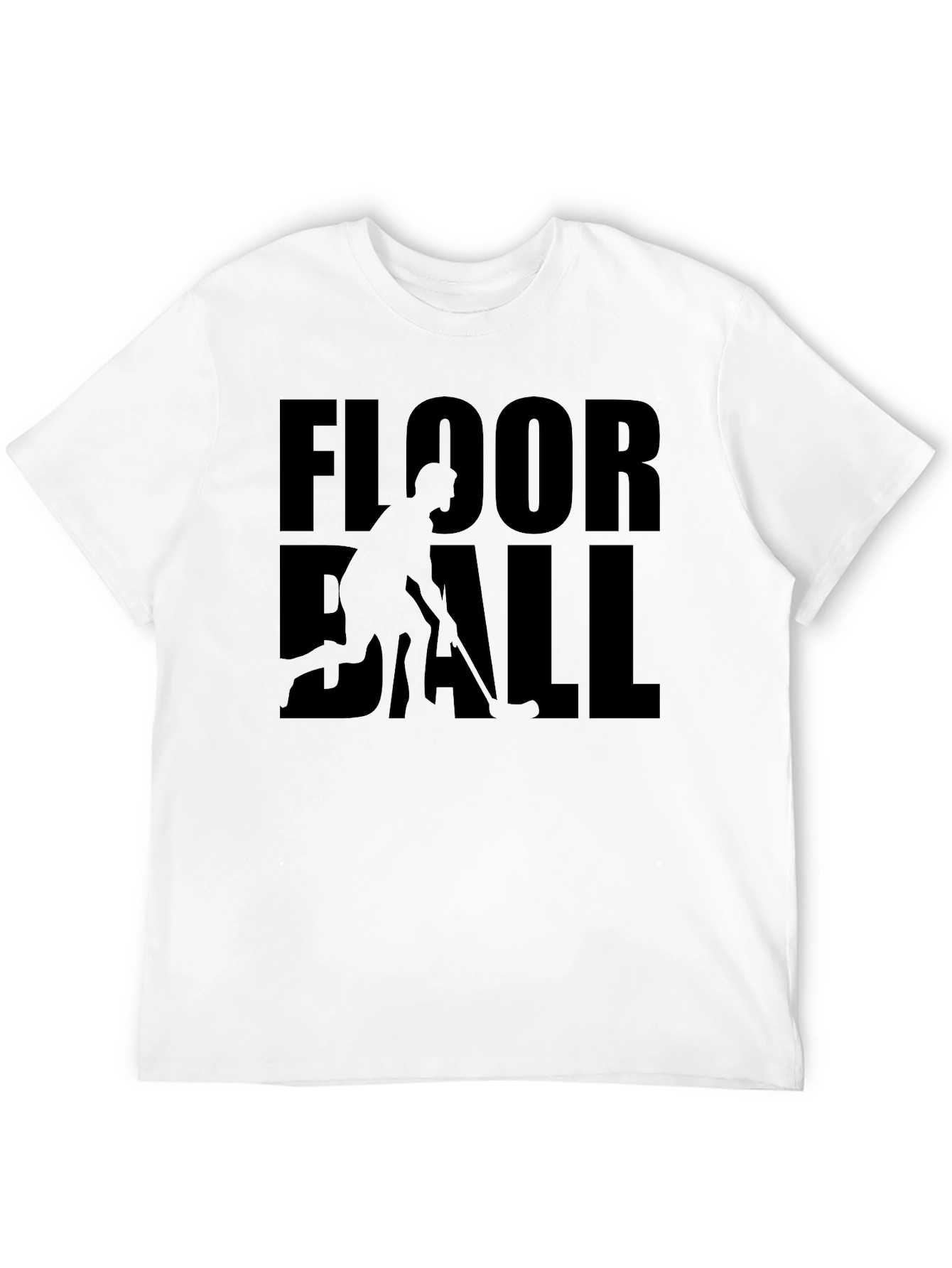 Floorball Player Graphic T-Shirt