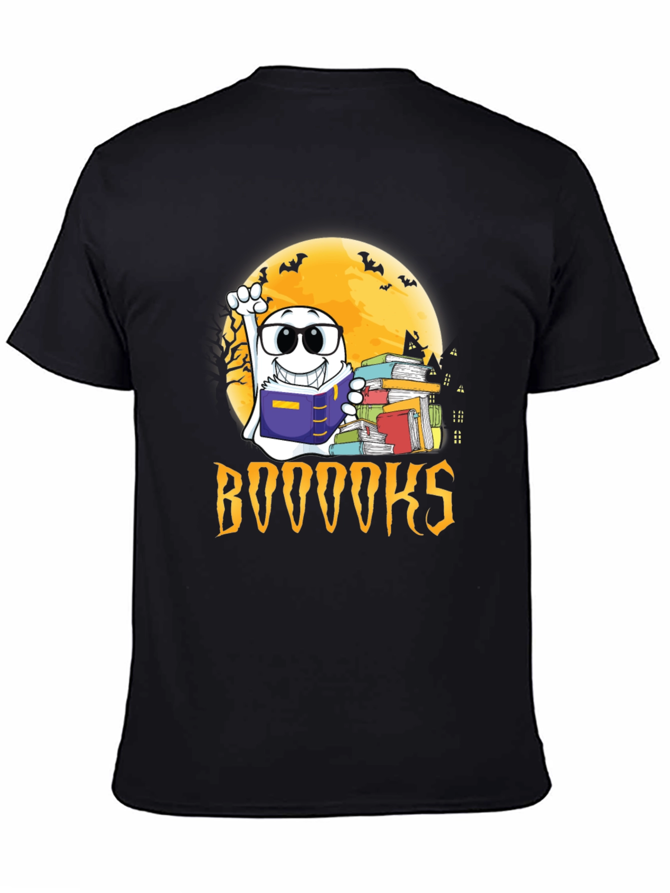 Halloween Ghost Reading BOOOOOKS T-Shirt