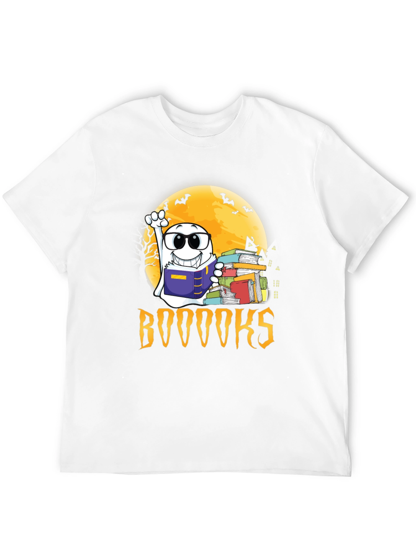 Halloween Ghost Reading BOOOOOKS T-Shirt