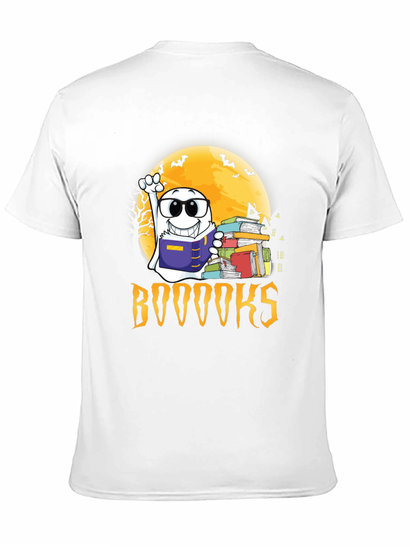 Halloween Ghost Reading BOOOOOKS T-Shirt