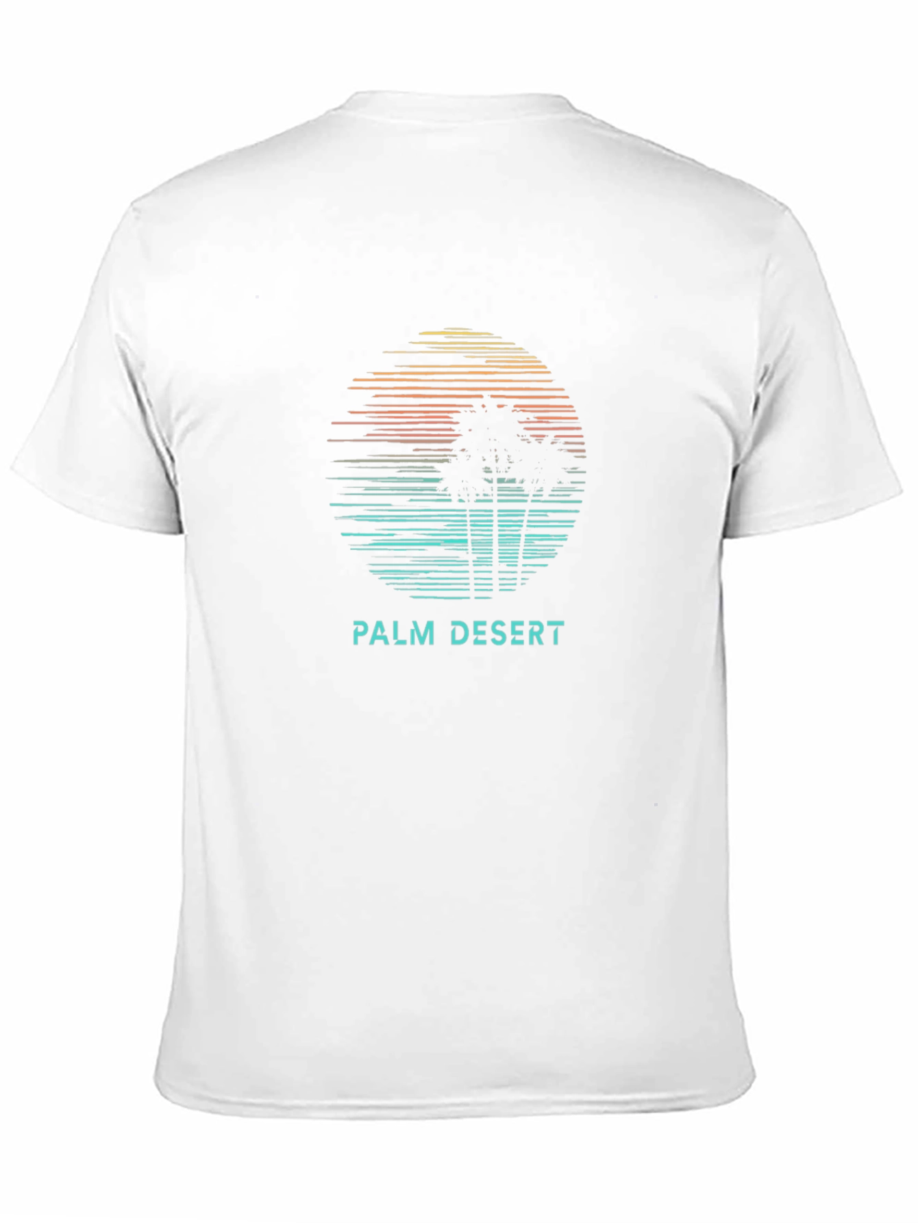 Palm Desert Retro Graphic T-Shirt - Black