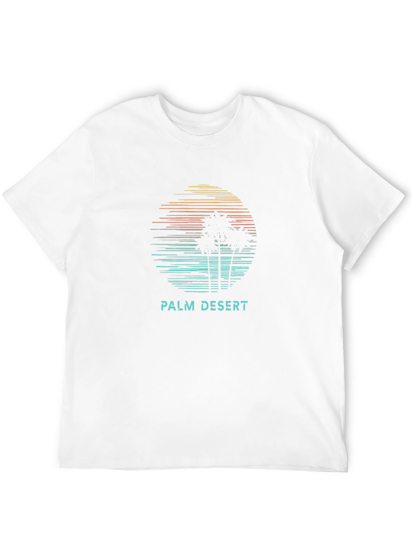 Palm Desert Retro Graphic T-Shirt - Black
